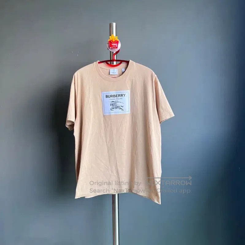 Burberry Burberry Khaki Cotton Men's T. Size US S / EU 44-46 / 1 - 1 Thumbnail