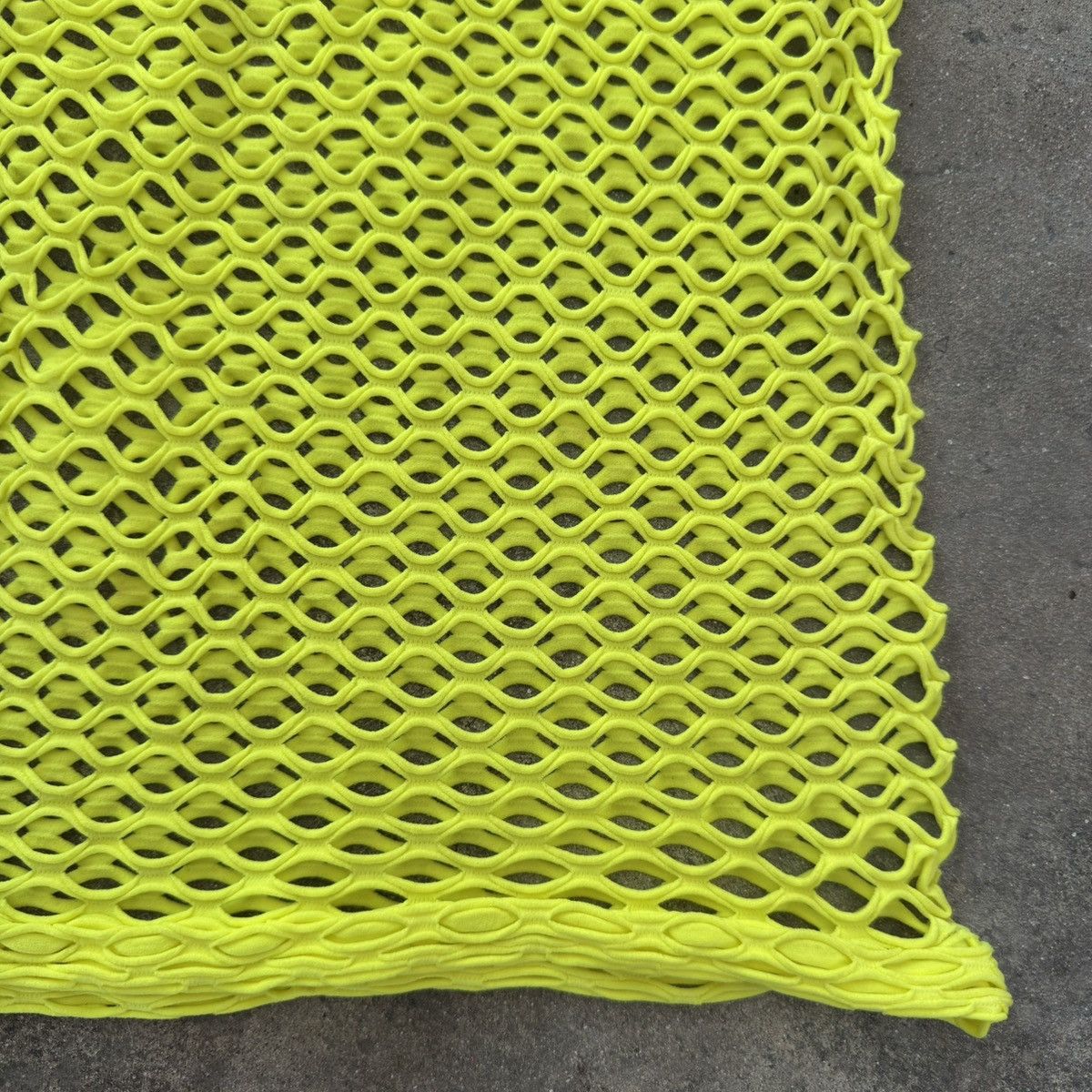 20471120 × Japanese Brand Acid Green Sexy Full Mesh Tank Top Size S / US 4 / IT 40 - 4 Thumbnail