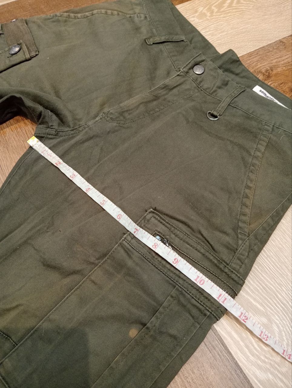 semanticdesign SEMANTICDESIGN JAPAN STRETCH MULTIPOCKET BANDAGE FLARED PANT Size US 31 - 18 Thumbnail