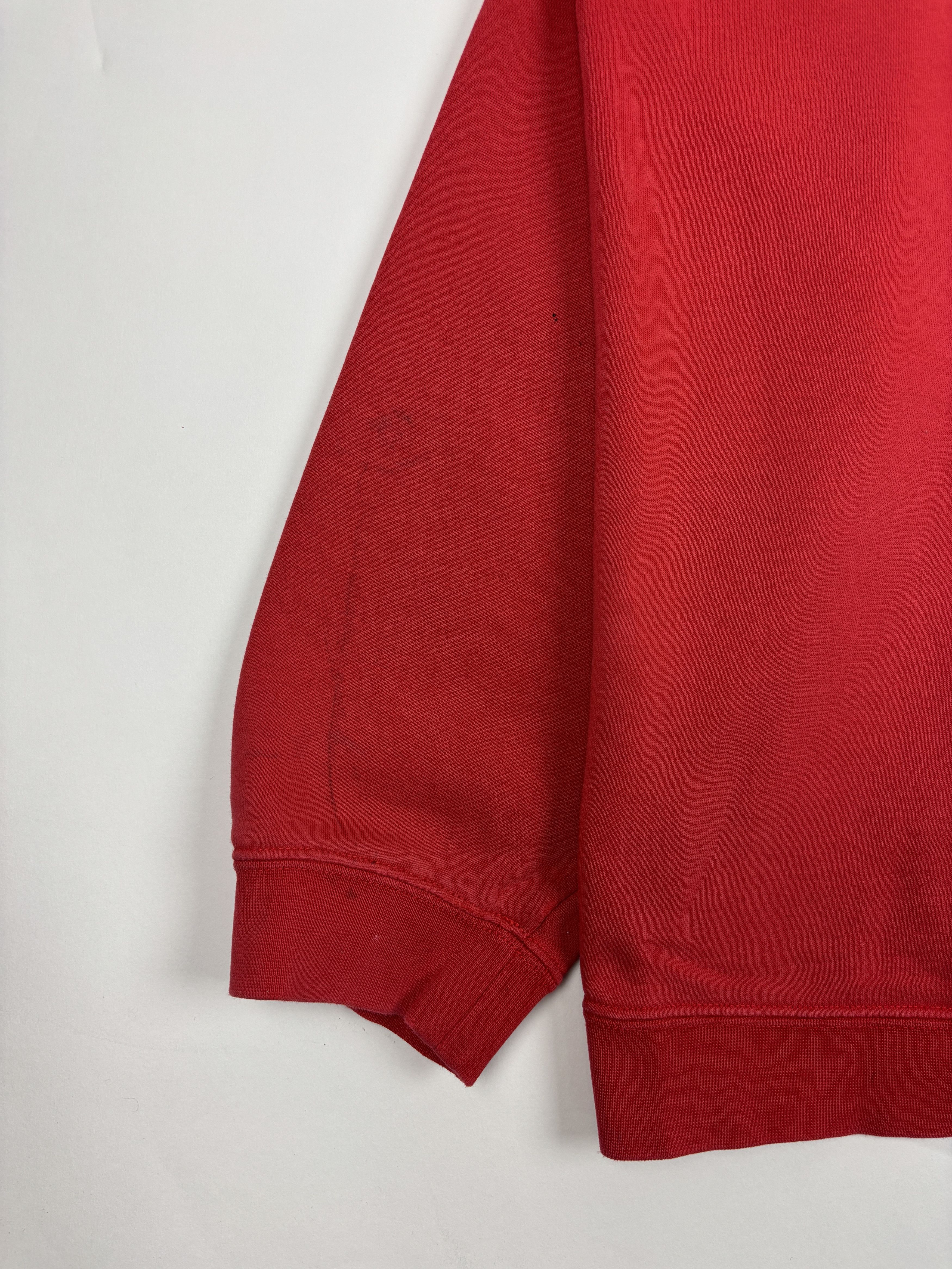 Nike Vintage Distressed Red Nike Hoodie Size US XXL / EU 58 / 5 - 6 Thumbnail