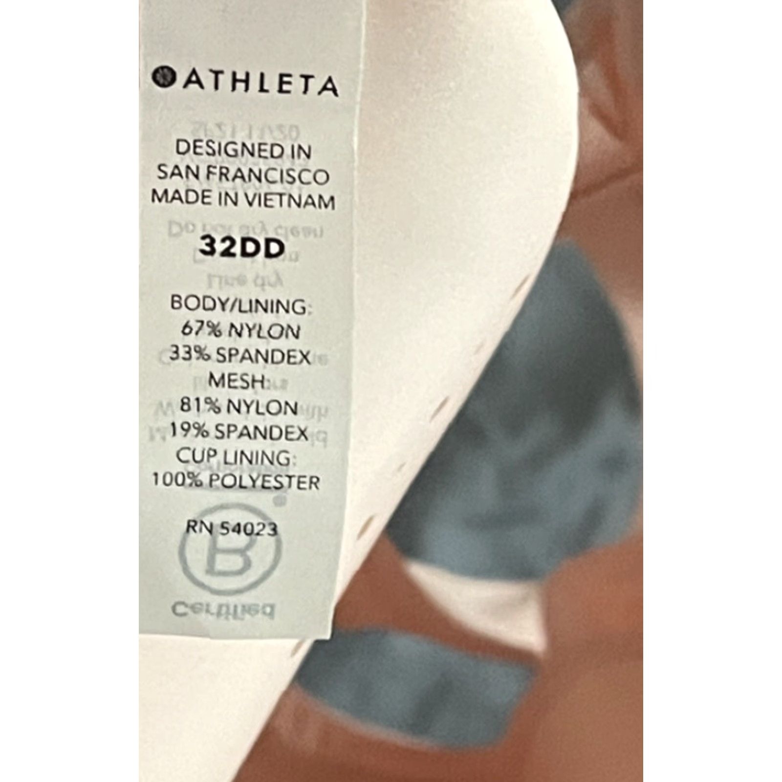 Athleta Athleta Bra Womens Sports Bra Phenomena B-DD Adjustable Straps 32DD Pink Voile Size ONE SIZE - 5 Thumbnail