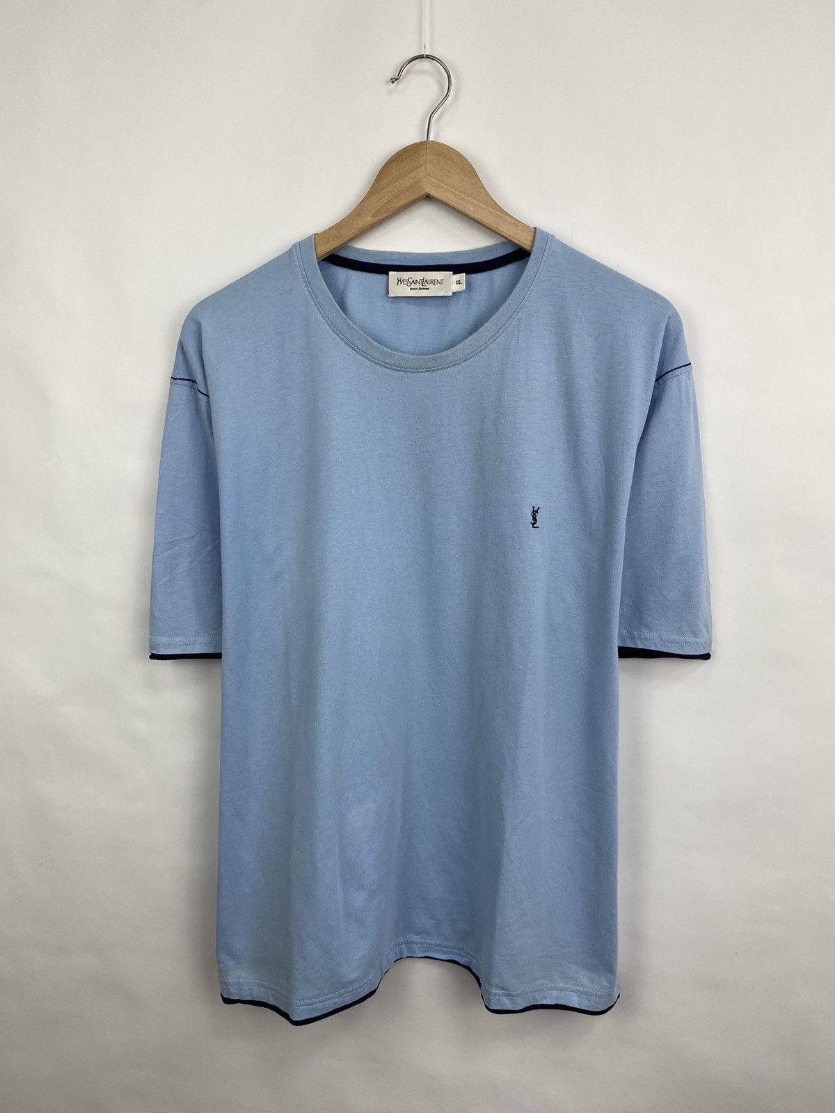 Vintage × Yves Saint Laurent Vintage 90s Yves Saint Laurent YSL t-shirt rare retro Y2K Size US XL / EU 56 / 4 - 3 Thumbnail