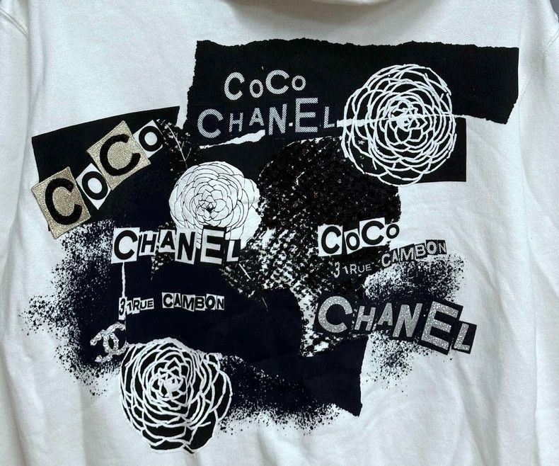 Chanel Chanel Camellia graffiti sweatshirt 2504-Nextarrow Size S / US 4 / IT 40 - 4 Thumbnail