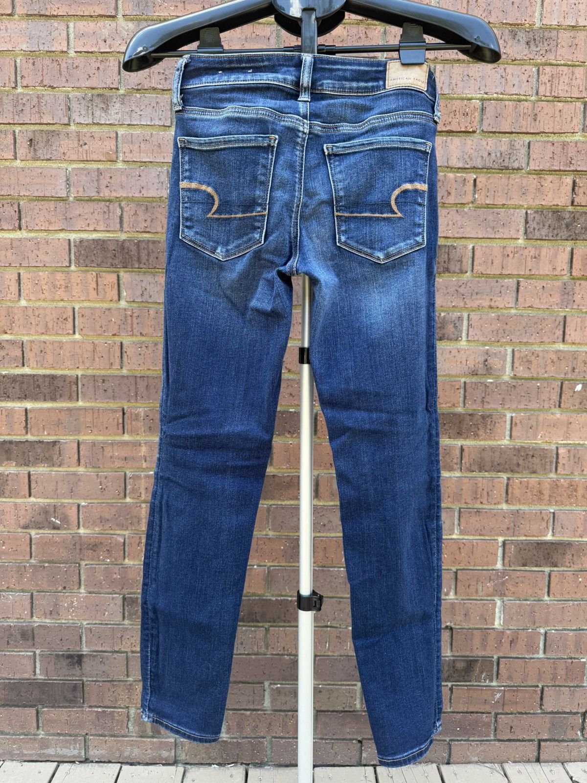 American Eagle Outfitters American Eagle Outfitters Skinny Denim Blue Jeans Size 2 Size 26" / US 2 / IT 38 - 5 Thumbnail