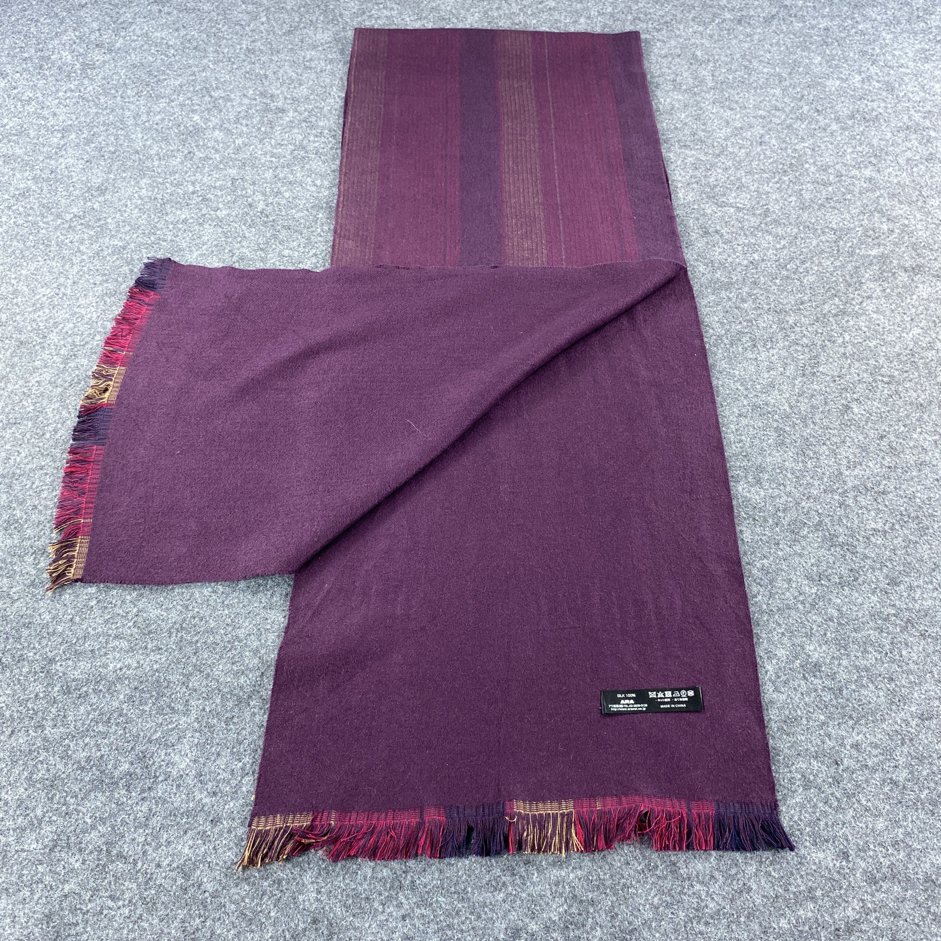Paul Stuart × Vintage GF10508 Paul Stuart Scarf Neck Wear Muffler Size ONE SIZE - 4 Thumbnail