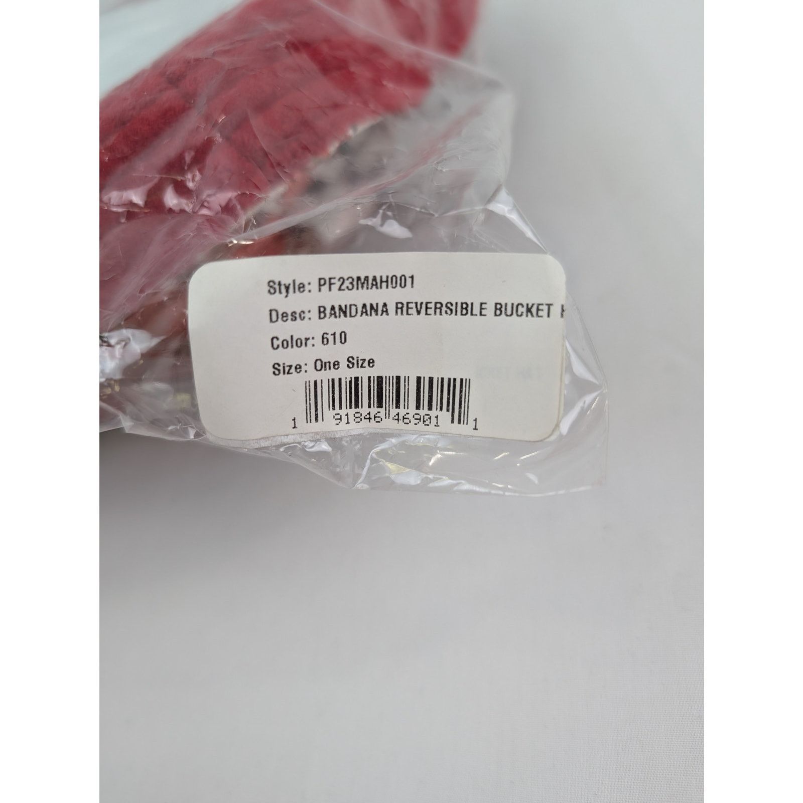Amiri o1rshd1 Size: OS / Bandana Reversible Bucket Hat / Cap Red Size ONE SIZE - 12 Thumbnail