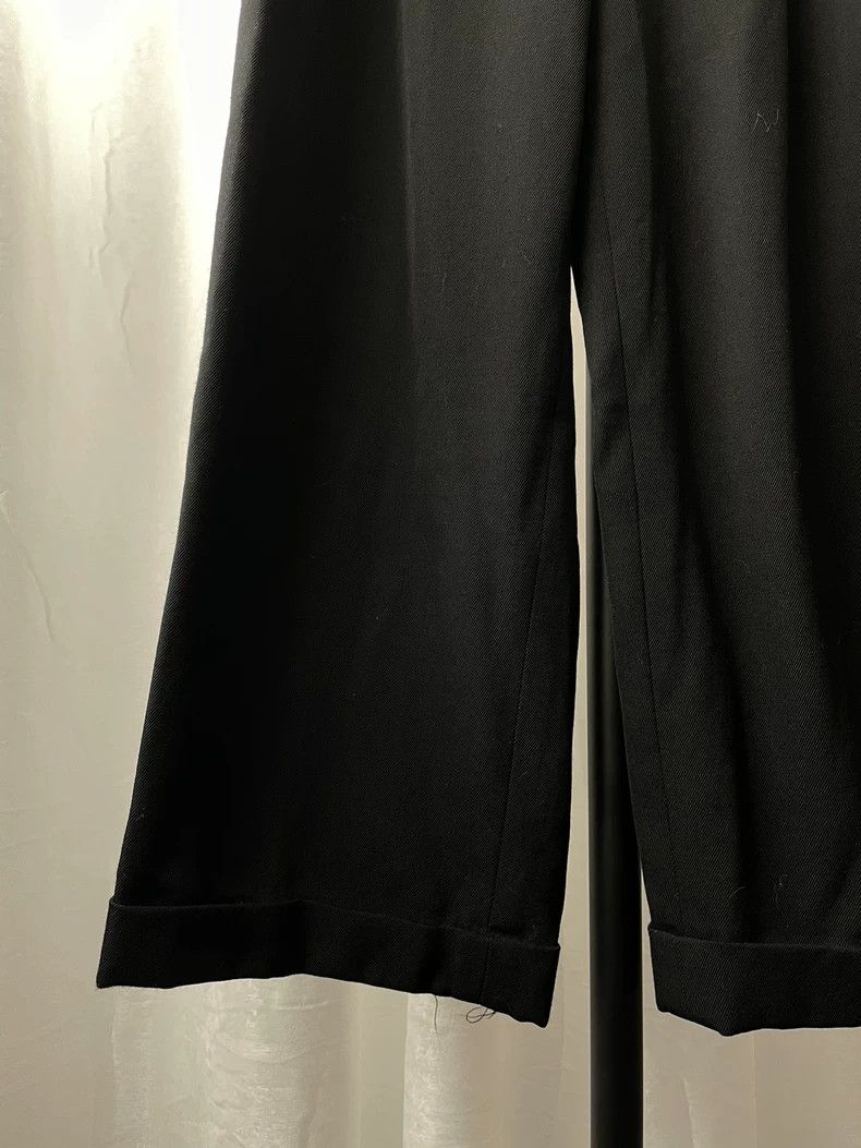 Comme des Garcons Comme des Garcons size m Black slacks pants Size US 28 / EU 44 - 4 Thumbnail