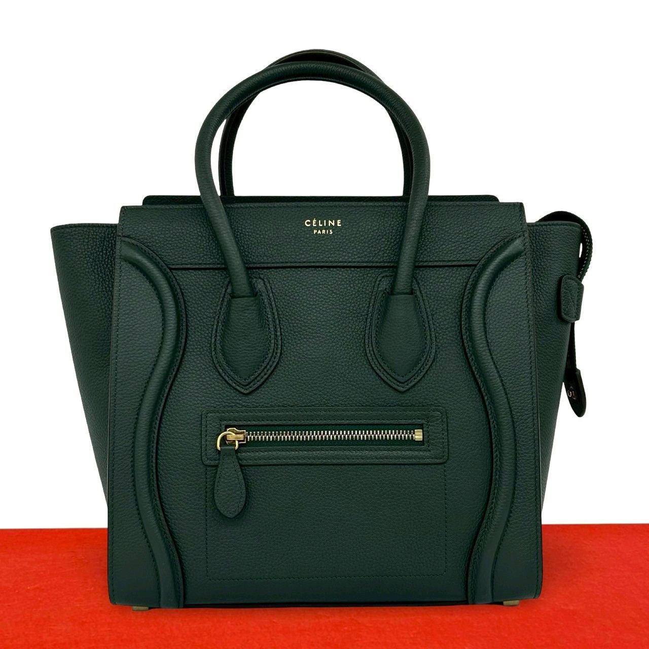 Celine Celine CELINE Luggage Micro Leather Handbag Leather Handbag DUTY FREE for USA Size ONE SIZE - 1 Thumbnail