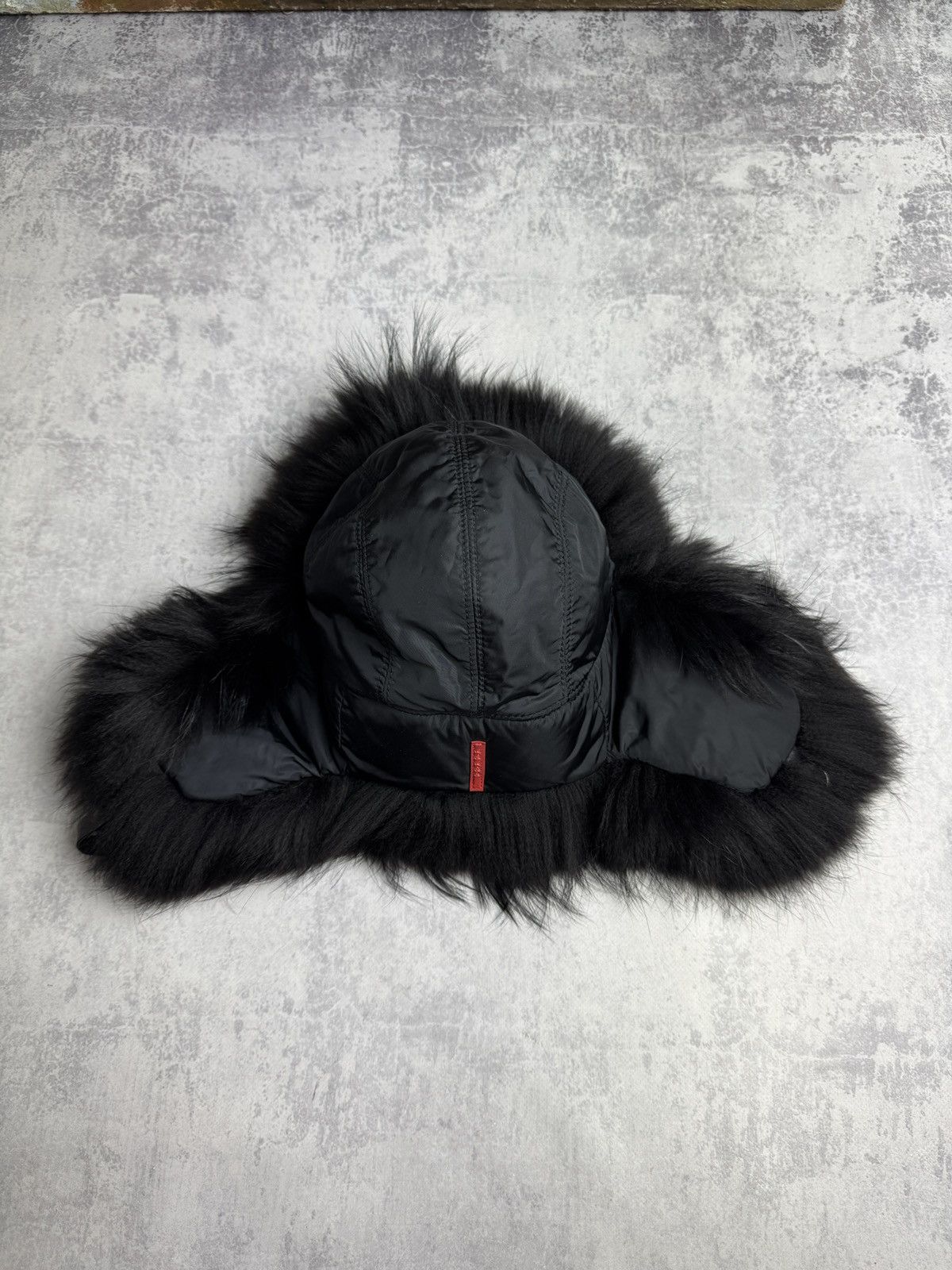Prada Prada FW03 Asiatic Raccoon Real Fur Trapper Ushanka Hat Cap Size ONE SIZE - 9 Thumbnail