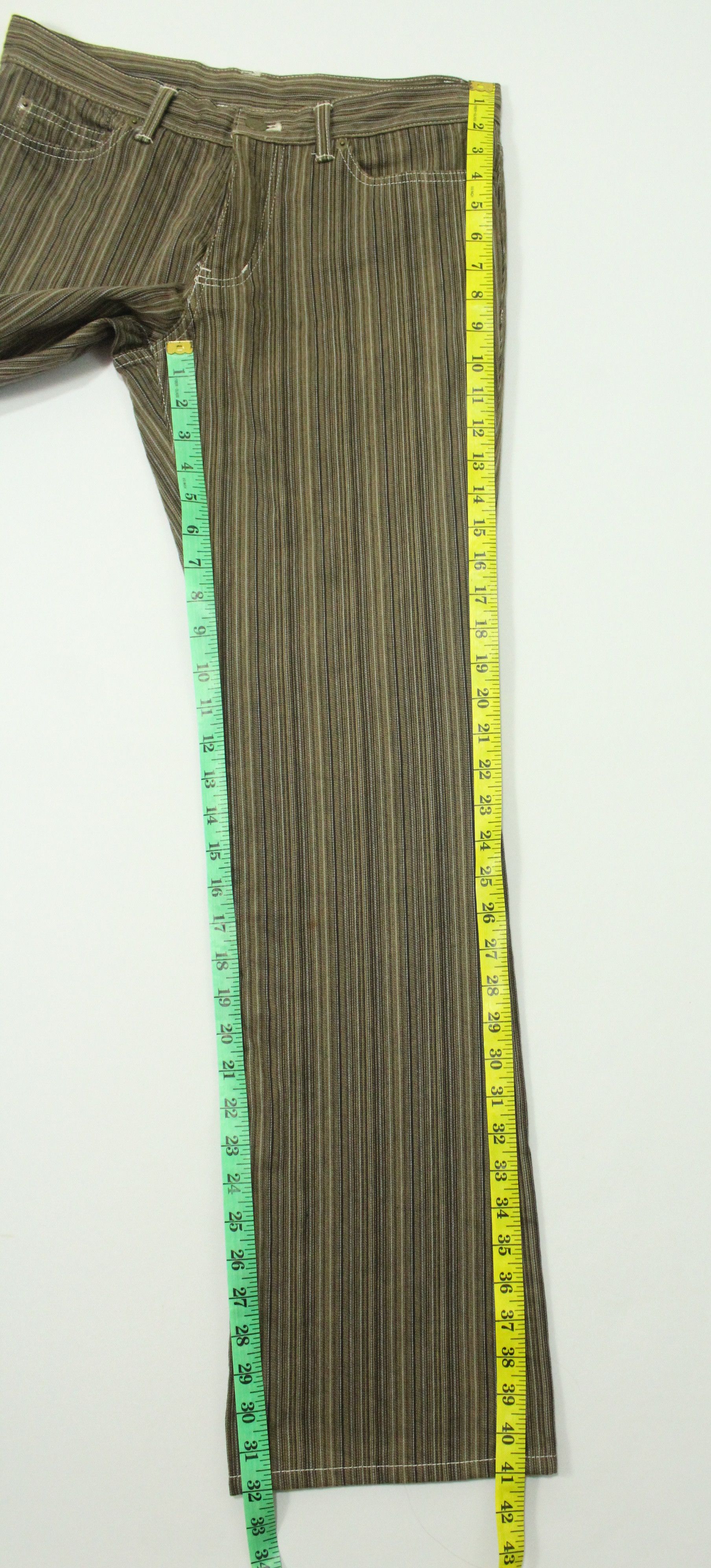 If Six Was Nine Flared Striped TORNADO MART Japan Size US 30 / EU 46 - 20 Thumbnail