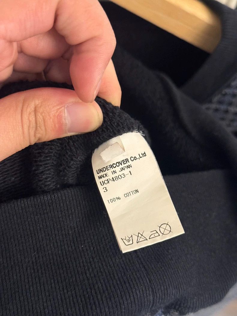 Undercover Undercover 15fw Plaid Destruction Slogan Sweatshirt Size US L / EU 52-54 / 3 - 4 Thumbnail