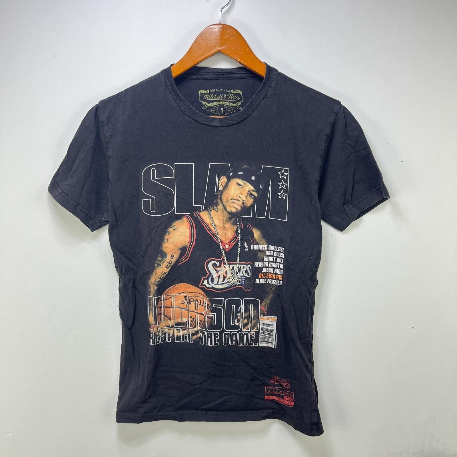 Mitchell & Ness Vintage Allen Iverson T Shirt Small 76ers Slam Mitchell Ness Size US S / EU 44-46 / 1 - 1 Thumbnail