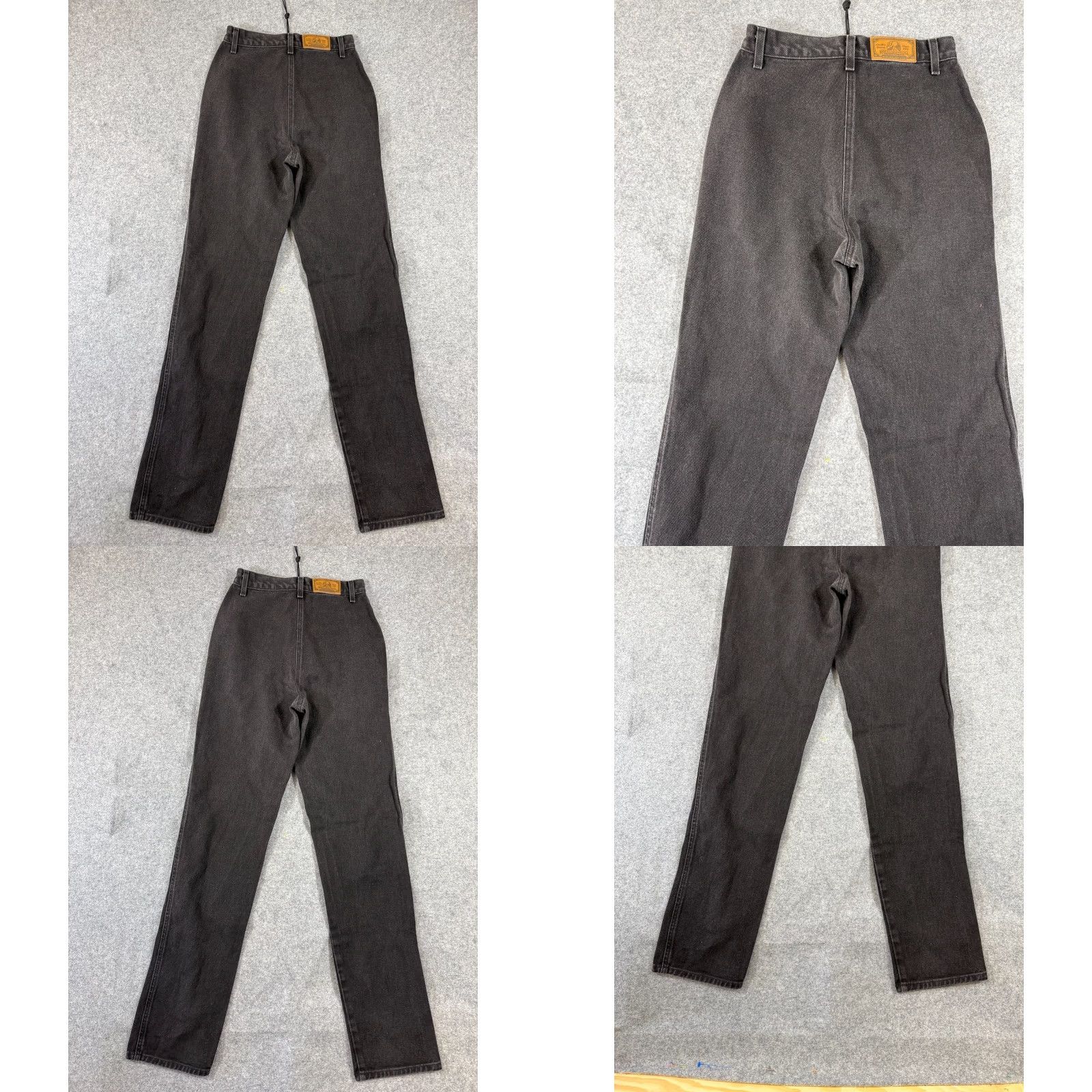 Vintage VINTAGE Rockies Rocky Mountain Jeans Womens 10 Black Denim 90s Western Bareback Zip Button Pockets Jeans Mens? Womens Size 27" / US 4 / IT 40 - 8 Thumbnail