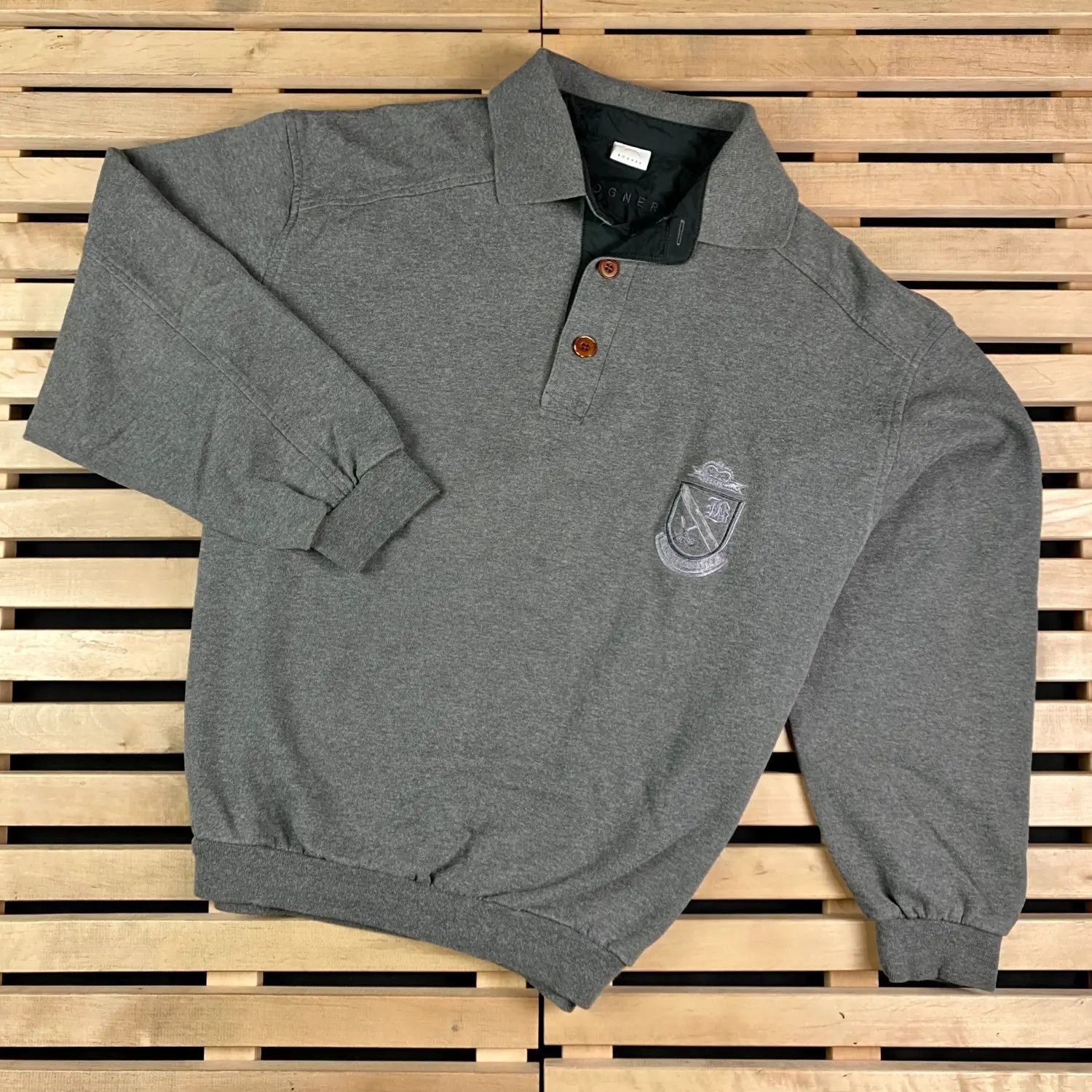 Bogner Mens Sweatshirt Pullover Bogner Vintage Size XL Size US XL / EU 56 / 4 - 1 Thumbnail