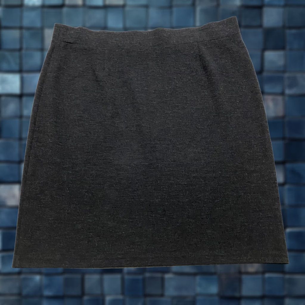 J. Jill J. Jill Skirt Medium Gray Straight Pencil Business Academia Stretch Size 32" / US 10 / IT 46 - 1 Thumbnail