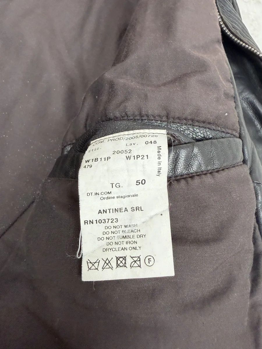 Emporio Armani AW2005 Emporio Armani Biker Black Lines Leather Jacket Size US M / EU 48-50 / 2 - 9 Thumbnail