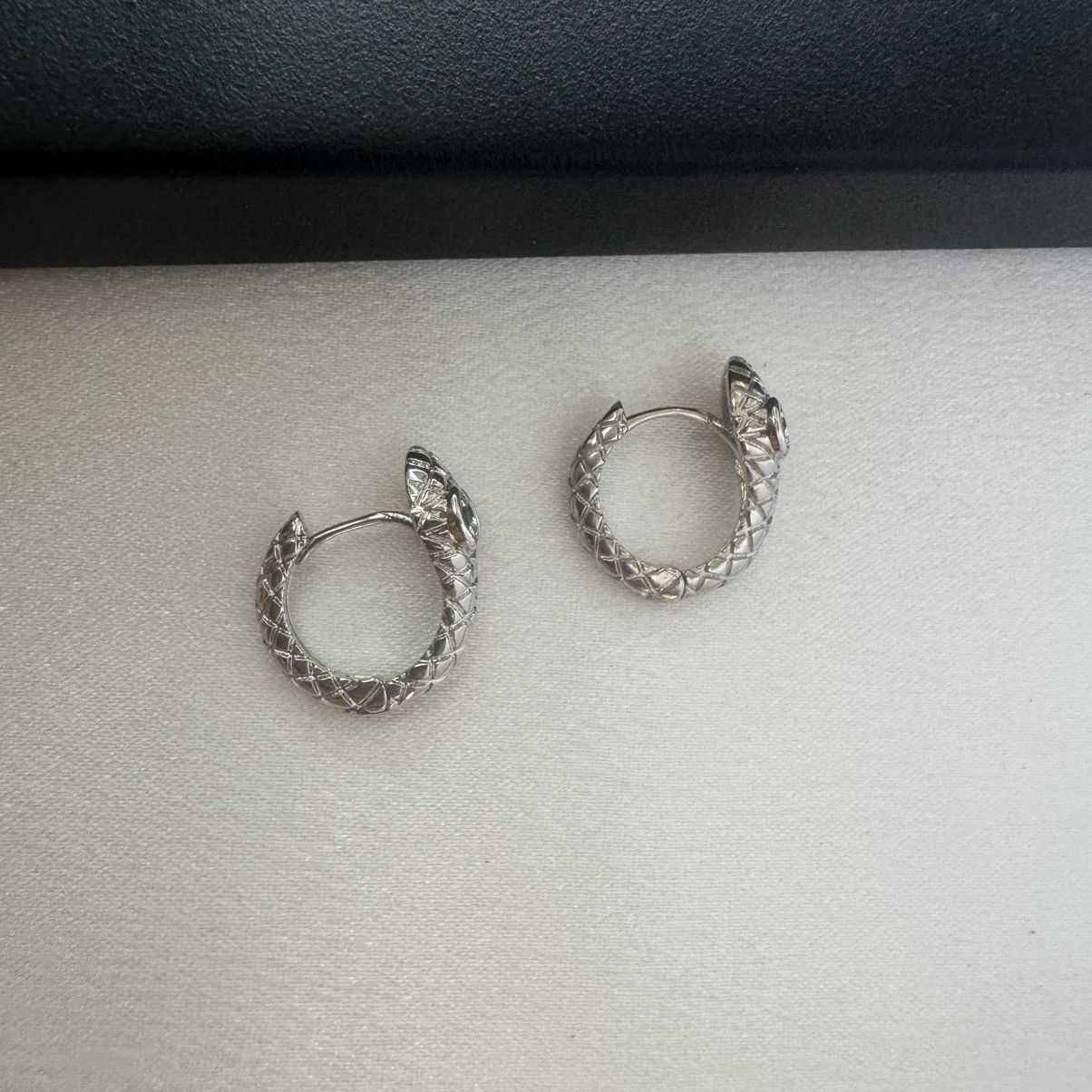Other Snake Small Hoop Earrings for Men Women Hip Hop Unisex Style Size ONE SIZE - 3 Thumbnail