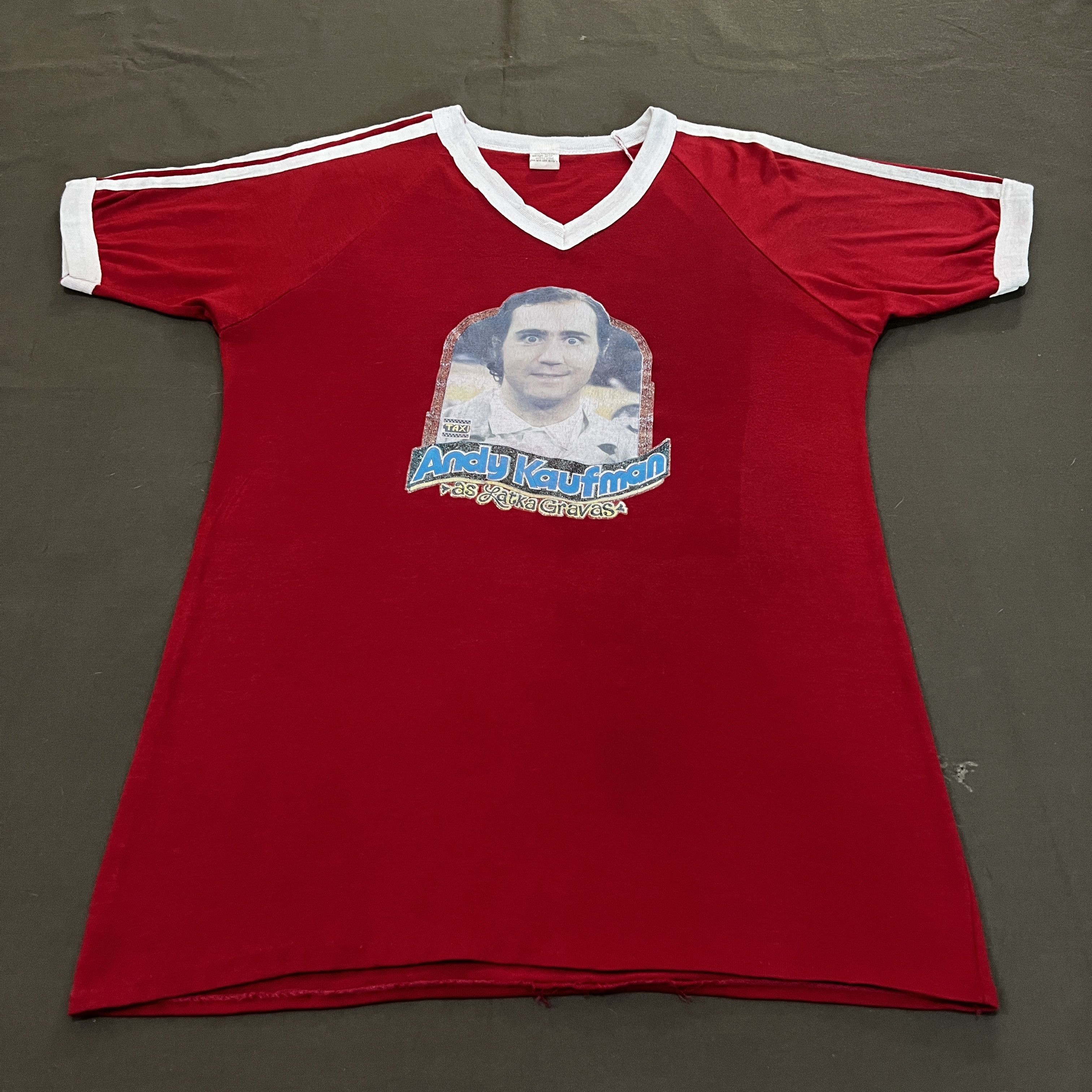 Vintage Vintage 80s Andy Kaufman Taxi American TV sitcom Promo Tee Size US M / EU 48-50 / 2 - 2 Thumbnail
