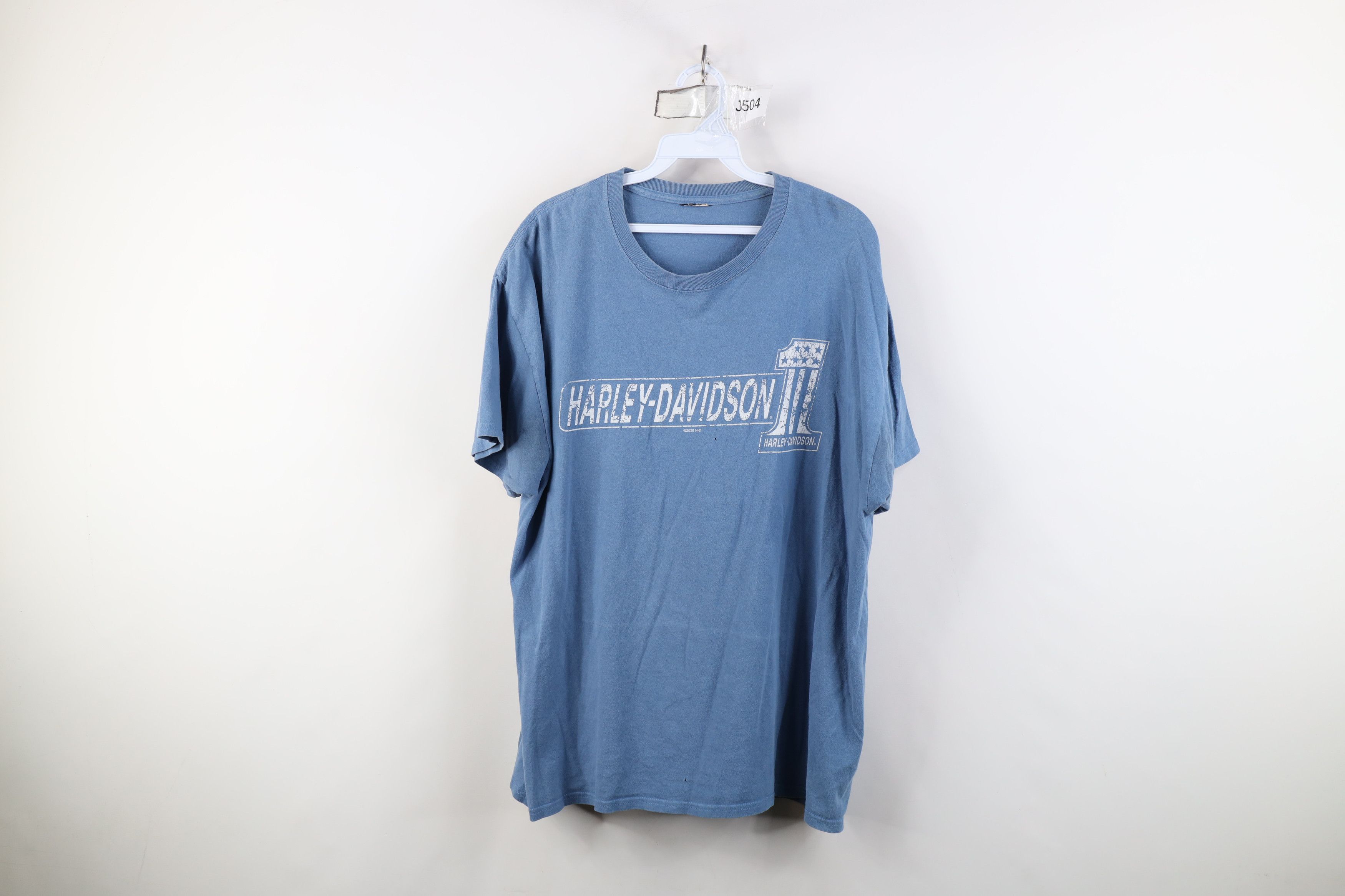 Harley Davidson Harley Davidson Spell Out Horny Toad Texas T-Shirt Blue Size US L / EU 52-54 / 3 - 1 Thumbnail