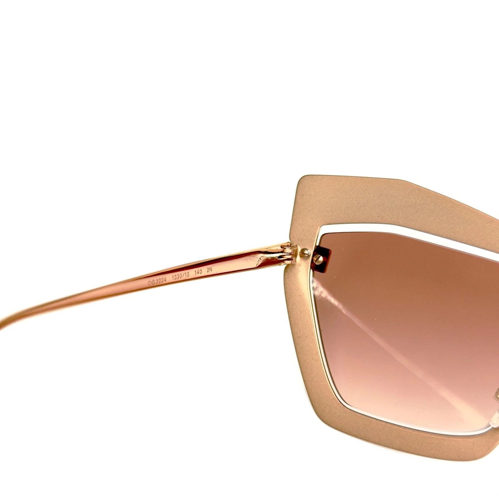 Dolce & Gabbana DOLCE & GABBANA DG2224 LOGO PLAQUE DG 2224 Rose Angular Size ONE SIZE - 4 Thumbnail