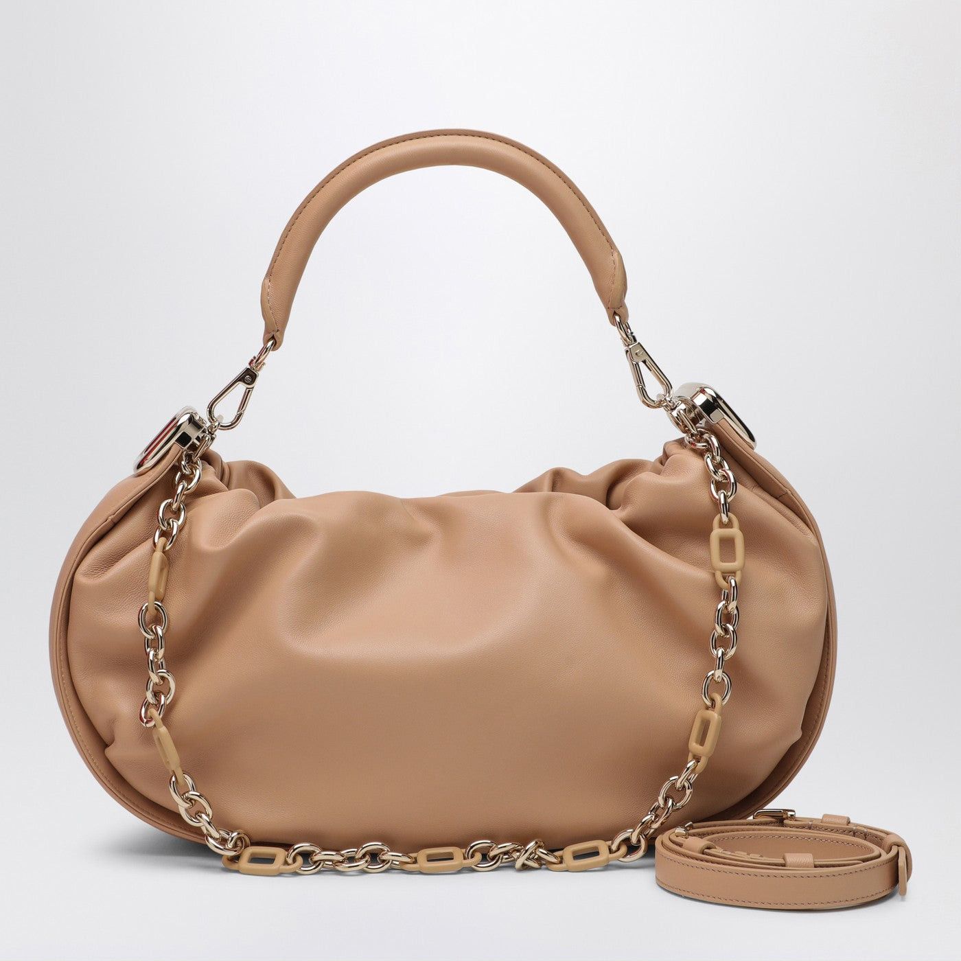 Roger Vivier Roger Vivier Viv' Choc Royal Desert Leather Hobo Bag Size ONE SIZE - 1 Thumbnail