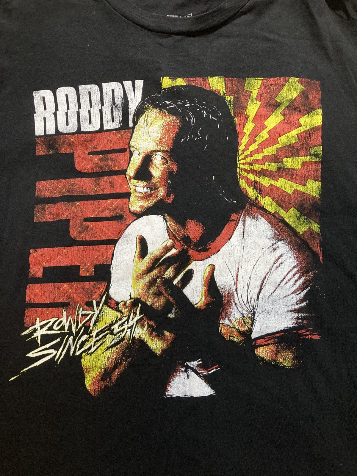WWF Pro Wrestling Tees Rowdy Roddy Piper T-shirt, Men’s size L Size US L / EU 52-54 / 3 - 2 Thumbnail
