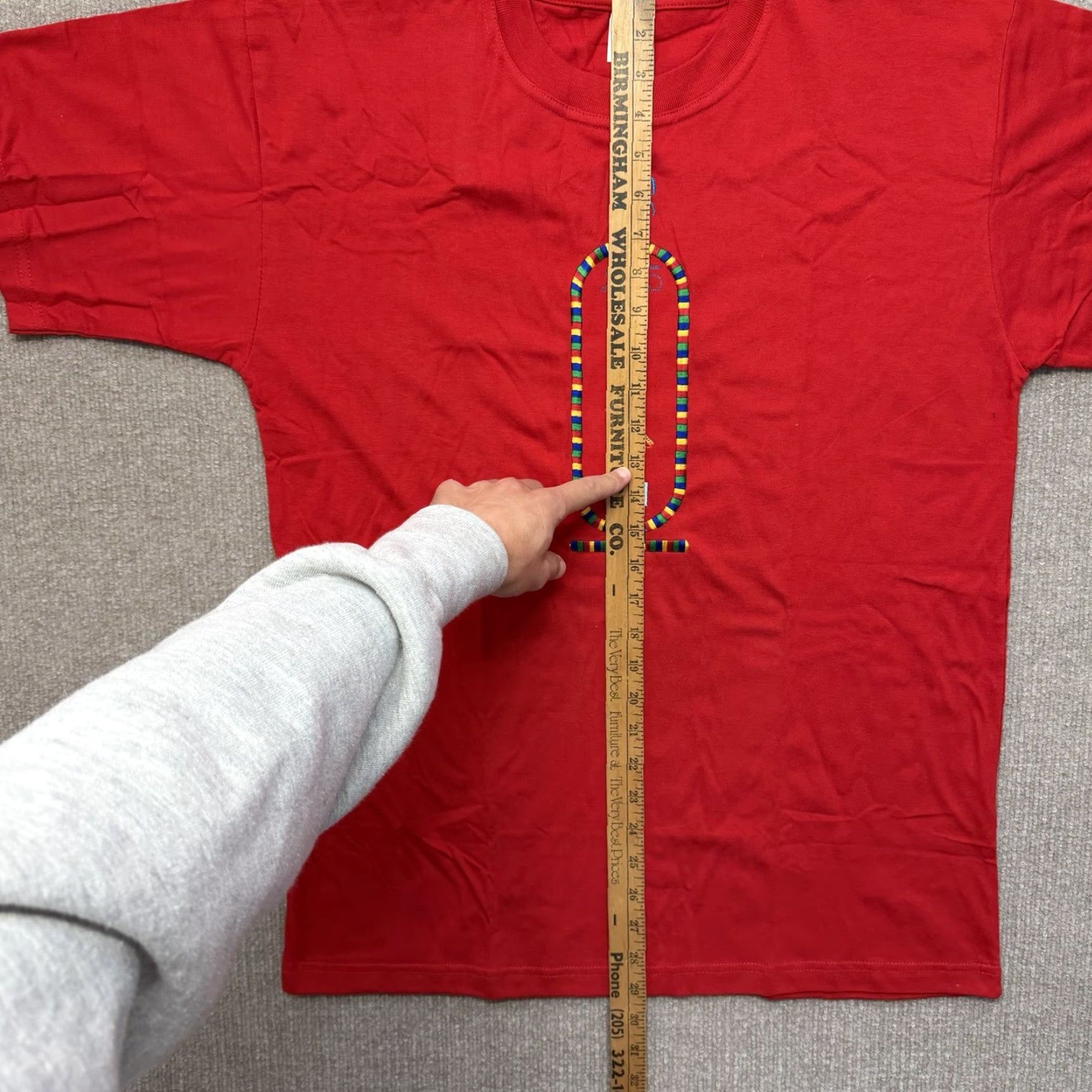 Vintage VINTAGE Egyptian Hieroglyphics T Shirt Mens XL 90s Carlo Craft Graphic Red Tee Size US XL / EU 56 / 4 - 4 Thumbnail