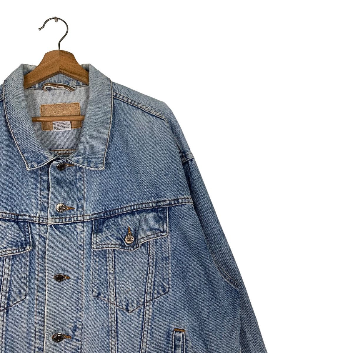Vintage CANYON RIVER BLUES Trucker Washed Denim Jacket #0512-C23 Size US L / EU 52-54 / 3 - 4 Thumbnail
