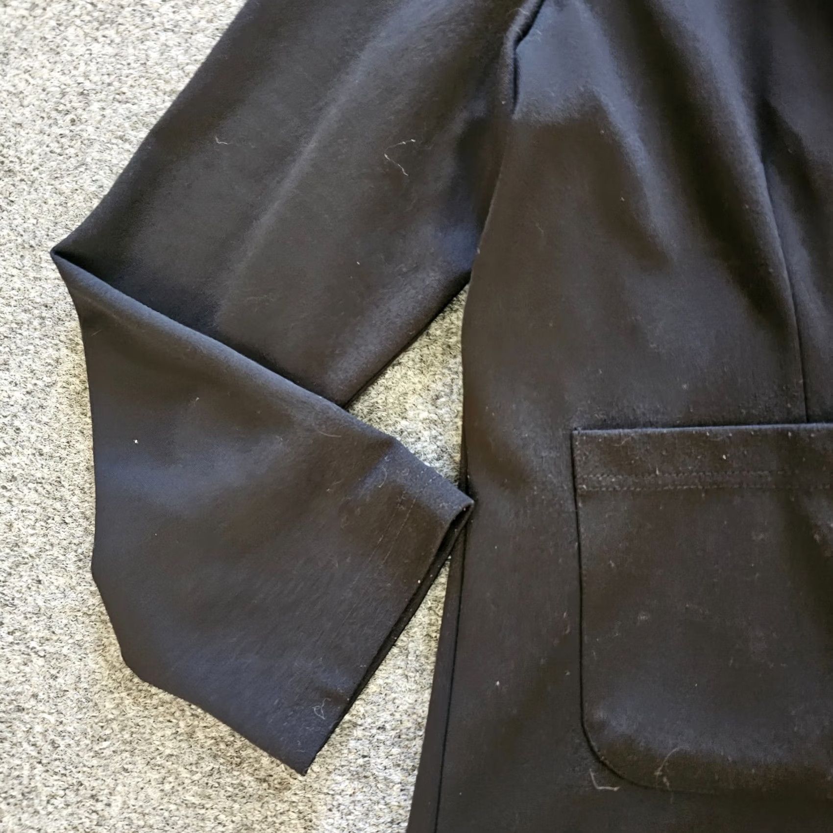 Vintage Vermont Country Store Cardigan Womens 1X Black Open Front Long Sleeve Pocket Sweater Cardigan Womens Black 1X Ladles Size XL / US 12-14 / IT 48-50 - 4 Thumbnail