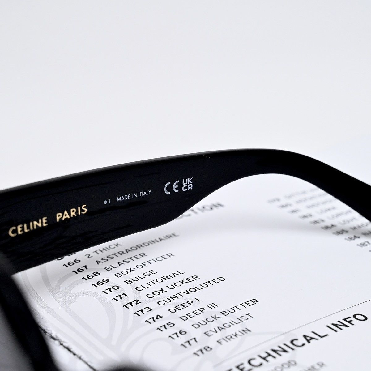 Celine CELINE CL40216U SUNGLASSES Size ONE SIZE - 8 Thumbnail