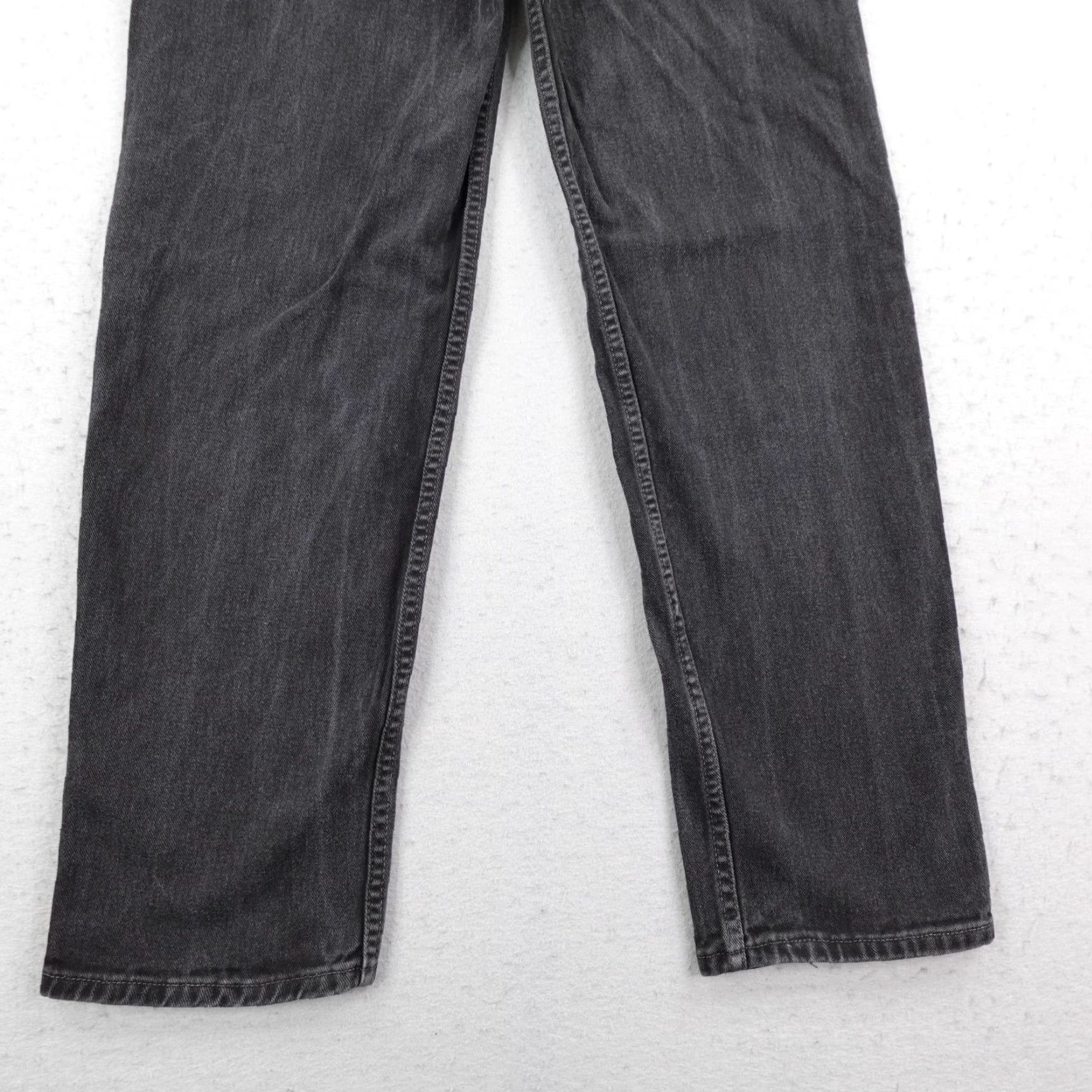 Levi's VINTAGE Levi's 550 Jeans Mens 33 Inseam 33 Gray Charcoal Wash Denim Tapered Relaxed Fit 2000s 90s Y2K Clothing Size US 33 - 6 Thumbnail