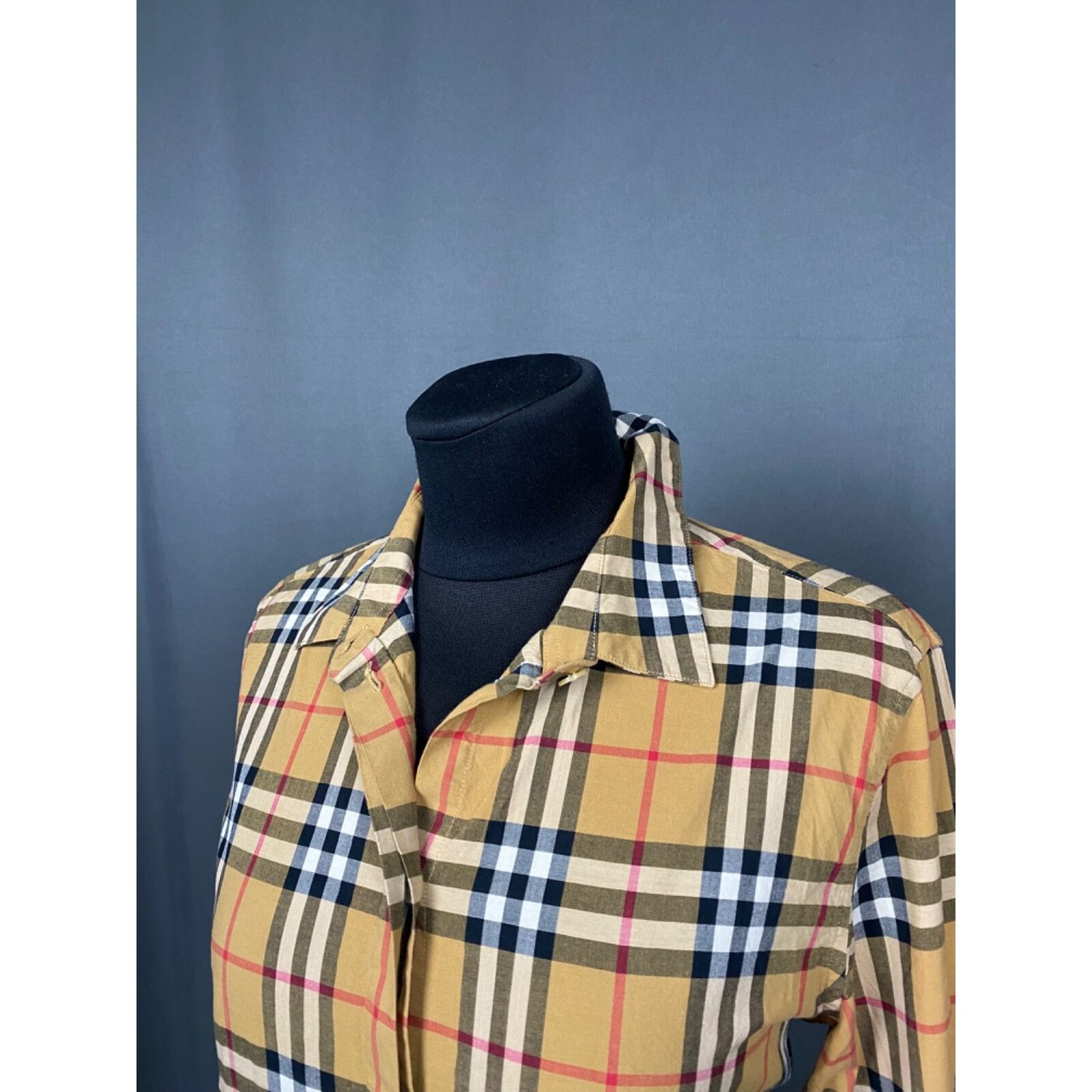 Burberry Burberry RECENT Nova Check Women's Beige Checked Longsleeve Size S / US 4 / IT 40 - 5 Thumbnail