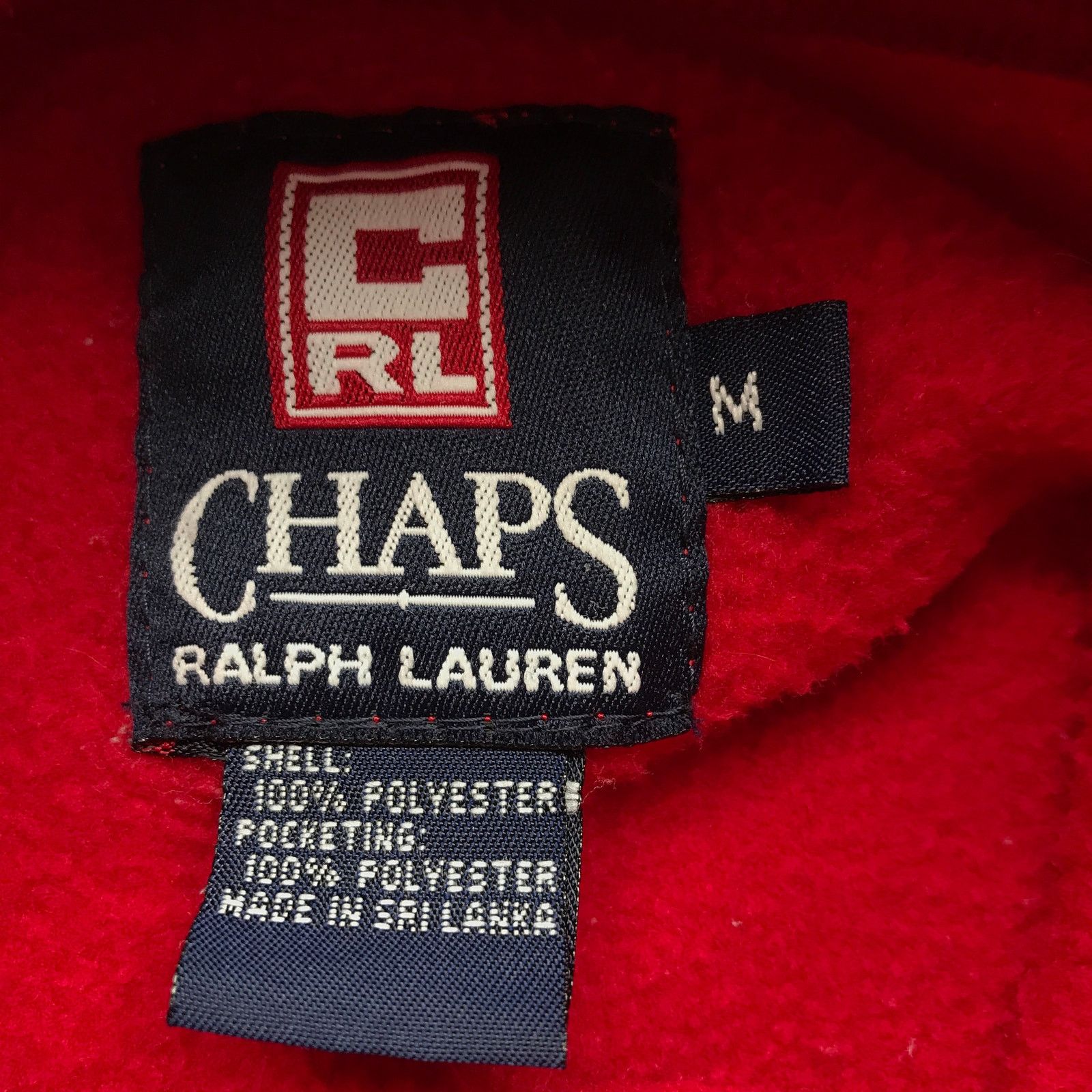 Chaps Ralph Lauren Vintage Chaps Ralph Lauren Sweater Men Medium M Logo Red Size US M / EU 48-50 / 2 - 3 Thumbnail