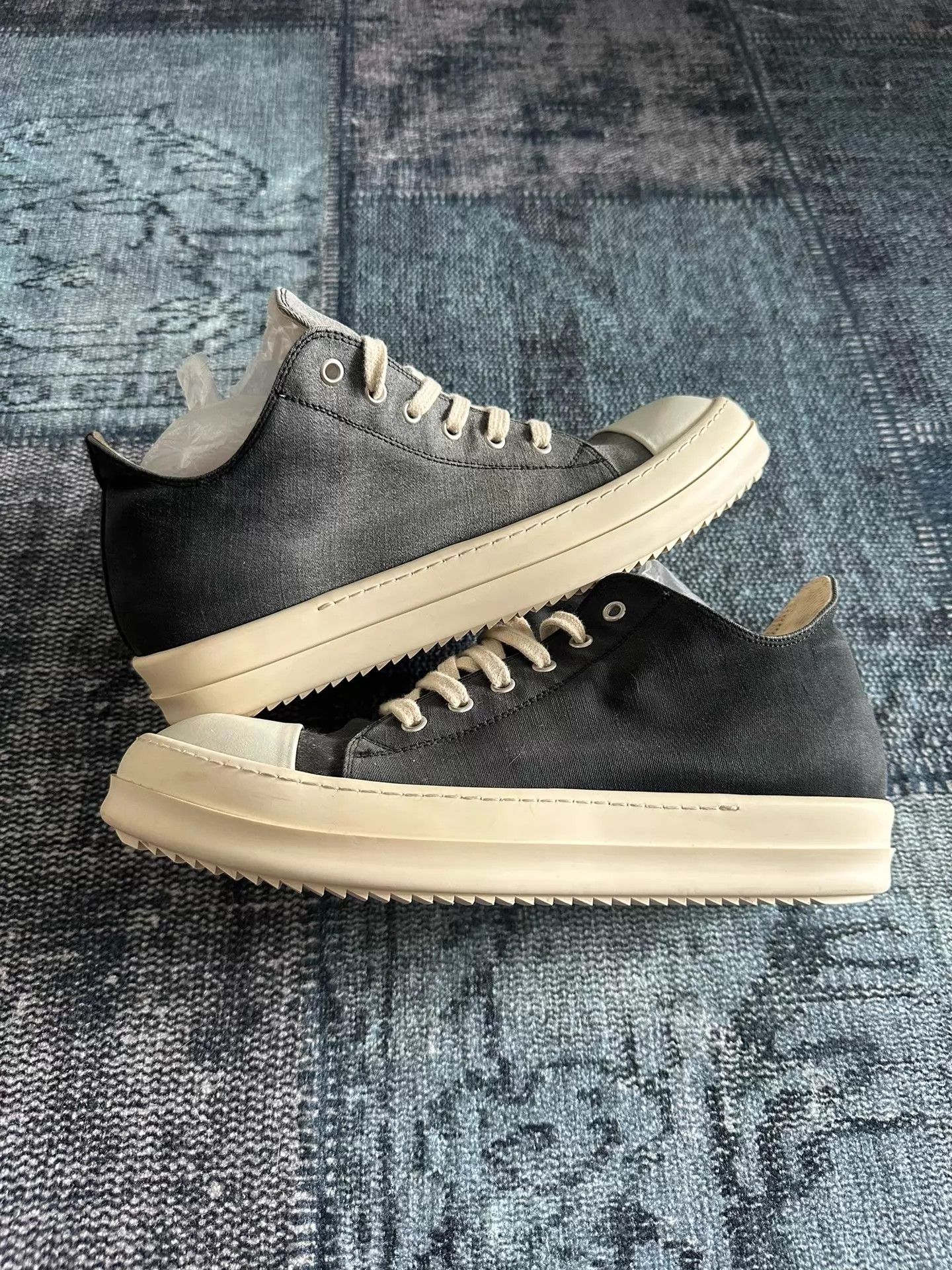Rick Owens Rick Owens Double Stitch Gradient Low Top 42.5 Size US 9.5 / EU 42-43 - 4 Thumbnail
