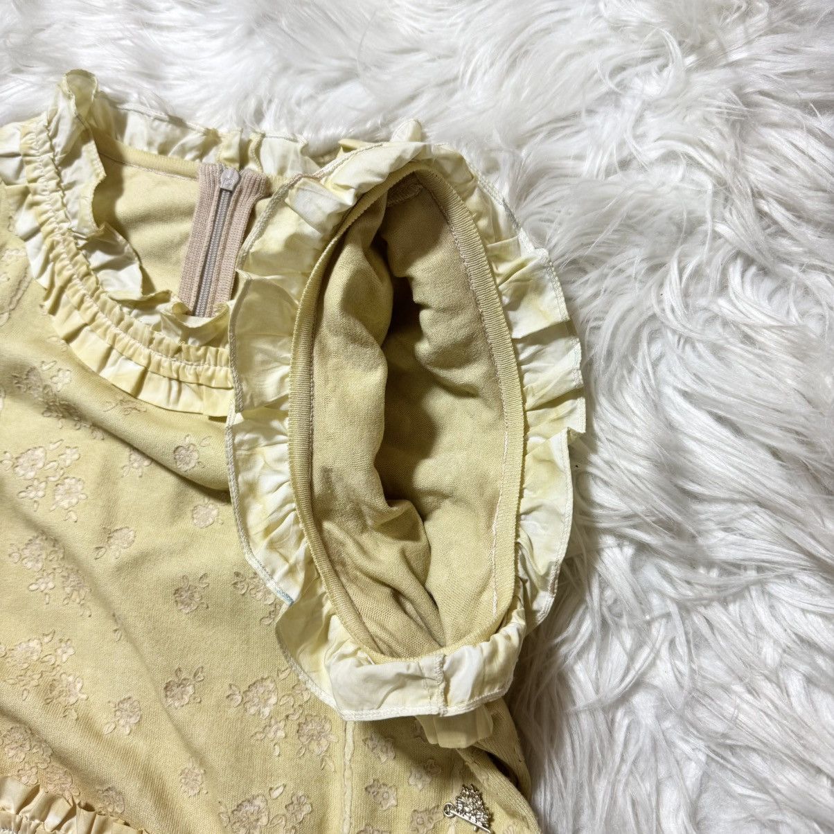 Chanel Authentic runway, Chanel COCO flower, frill, gradient dress, Size XS / US 0-2 / IT 36-38 - 11 Thumbnail