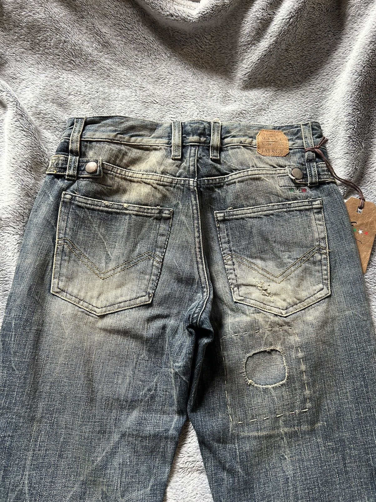 Other Vintage 90s distressed denim jeans Size US 28 / EU 44 - 4 Thumbnail