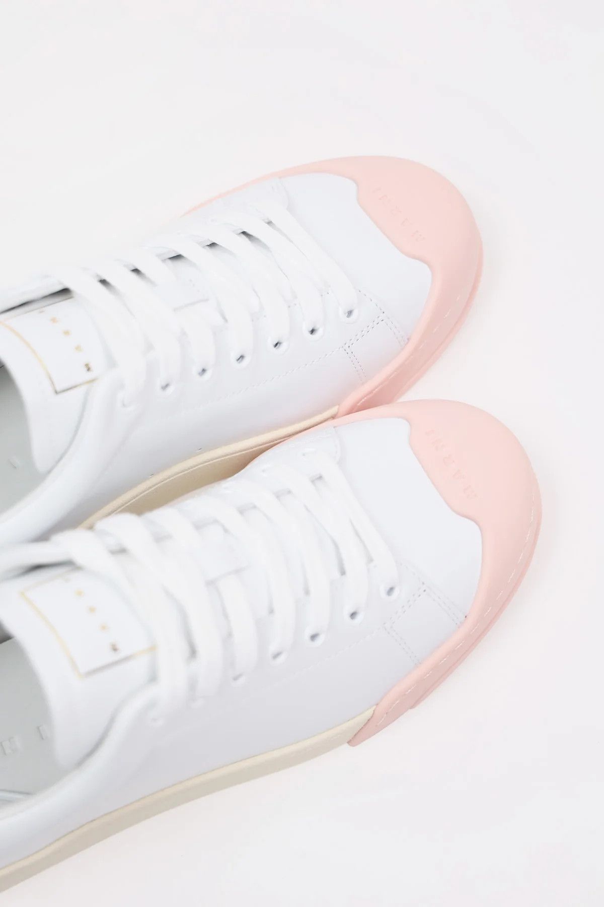 Marni o1y0225 Low-Top Sneakers in White/Pink Size US 10 / EU 43 - 5 Thumbnail
