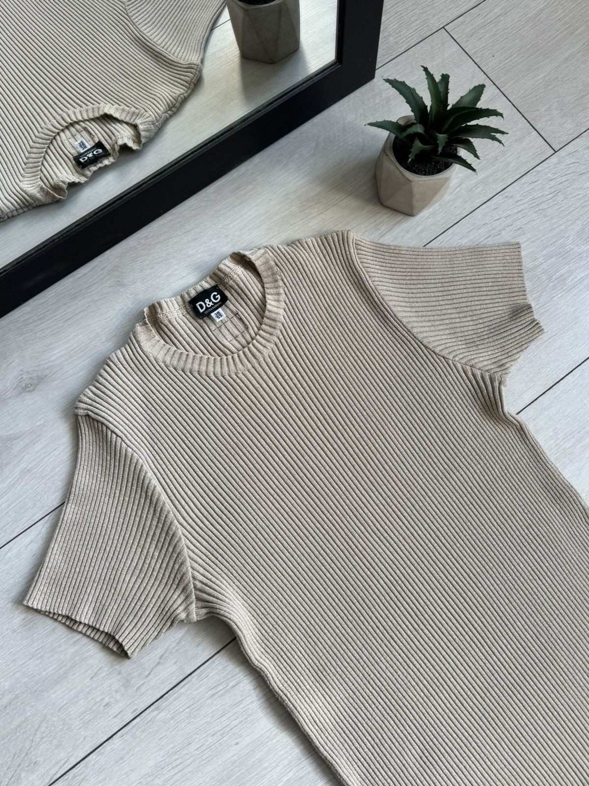 Dolce & Gabbana Vintage Dolce & Gabbana Knitted T-shirt Size M / US 6-8 / IT 42-44 - 6 Thumbnail