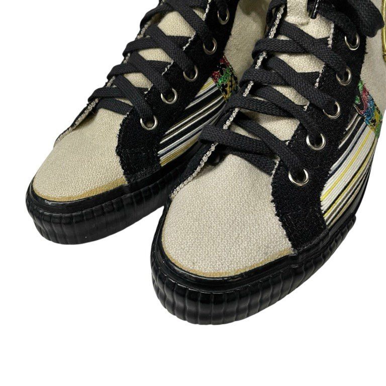 Yohji Yamamoto YOHJI YAMAMOTO POUR HOMME Rokumeikan Patchwork HiTop Shoes S Size US 8 / EU 41 - 7 Thumbnail