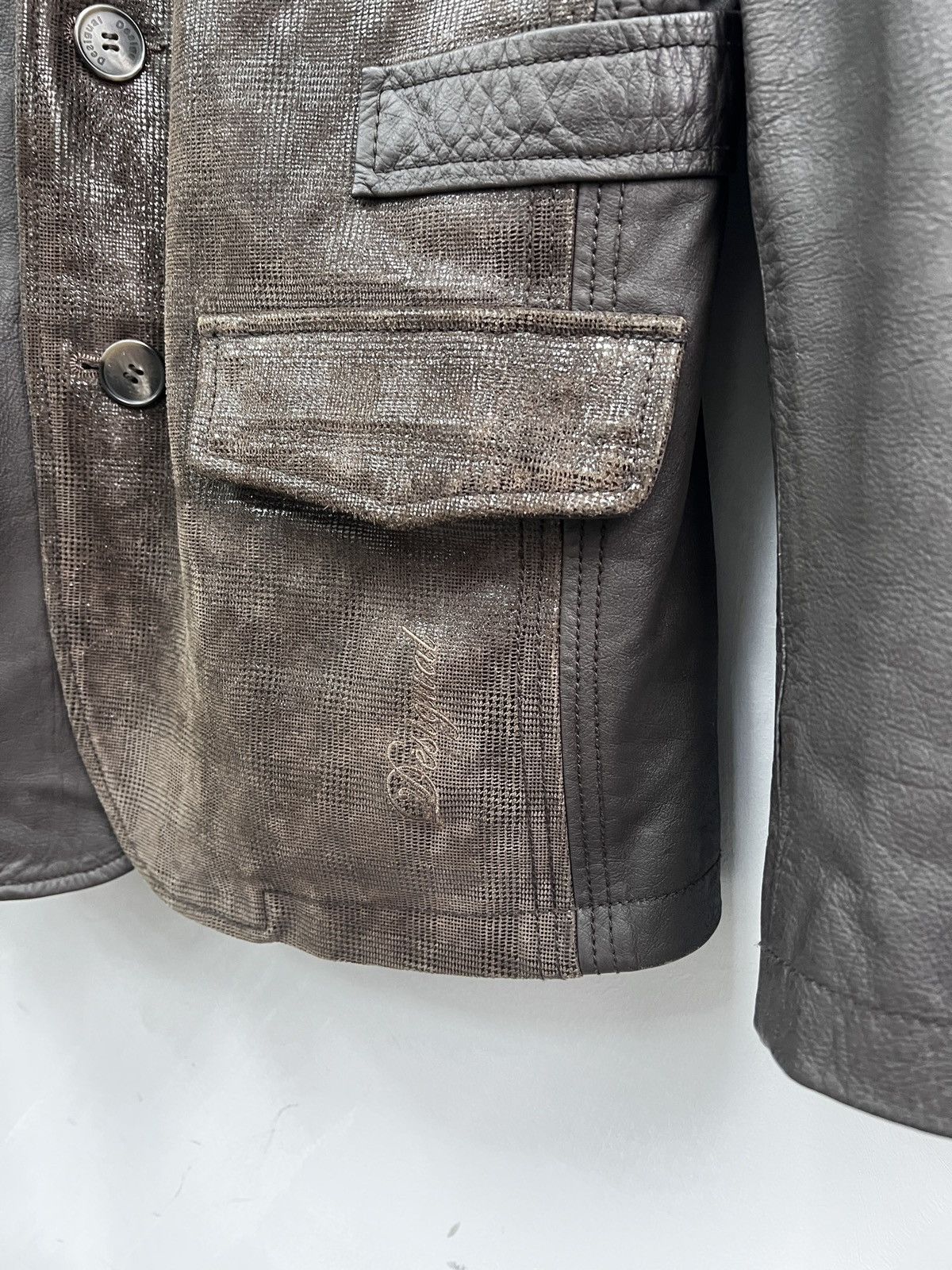 14th Addiction Rare 14thAddiction style leather blazer avant GARDE y2k Size US L / EU 52-54 / 3 - 6 Thumbnail