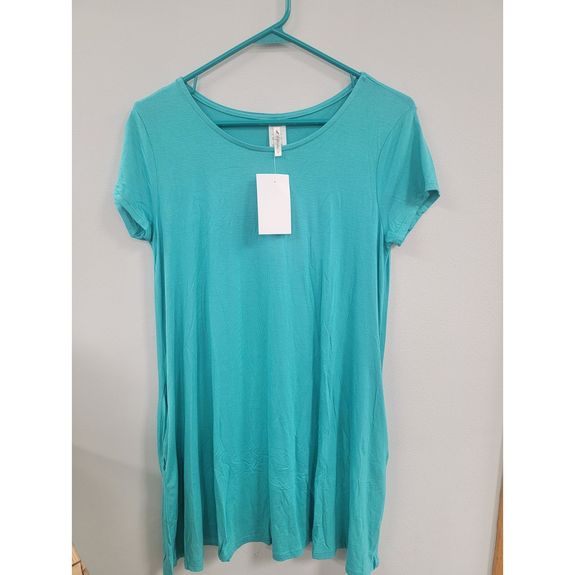 Other Loose-Fit Turquoise Tunic Top S Size S / US 4 / IT 40 - 1 Thumbnail