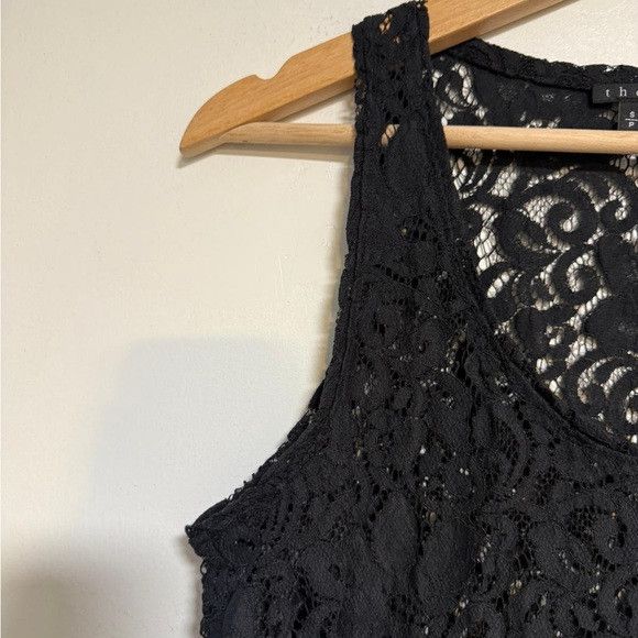 Theory Theory Black Lace Tank Top Women’s Size S Size S / US 4 / IT 40 - 5 Thumbnail