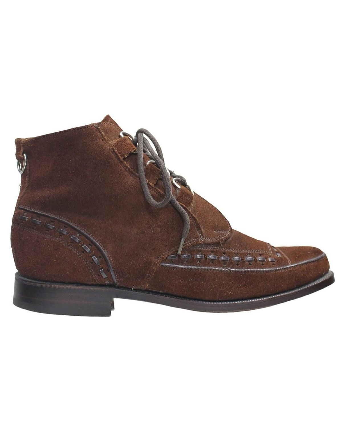 George Cox × Vintage 2000S CAUSE SHOES BLUE LABEL BY GEOGRE COX D RING CHUKKA Size US 7 / EU 40 - 2 Thumbnail