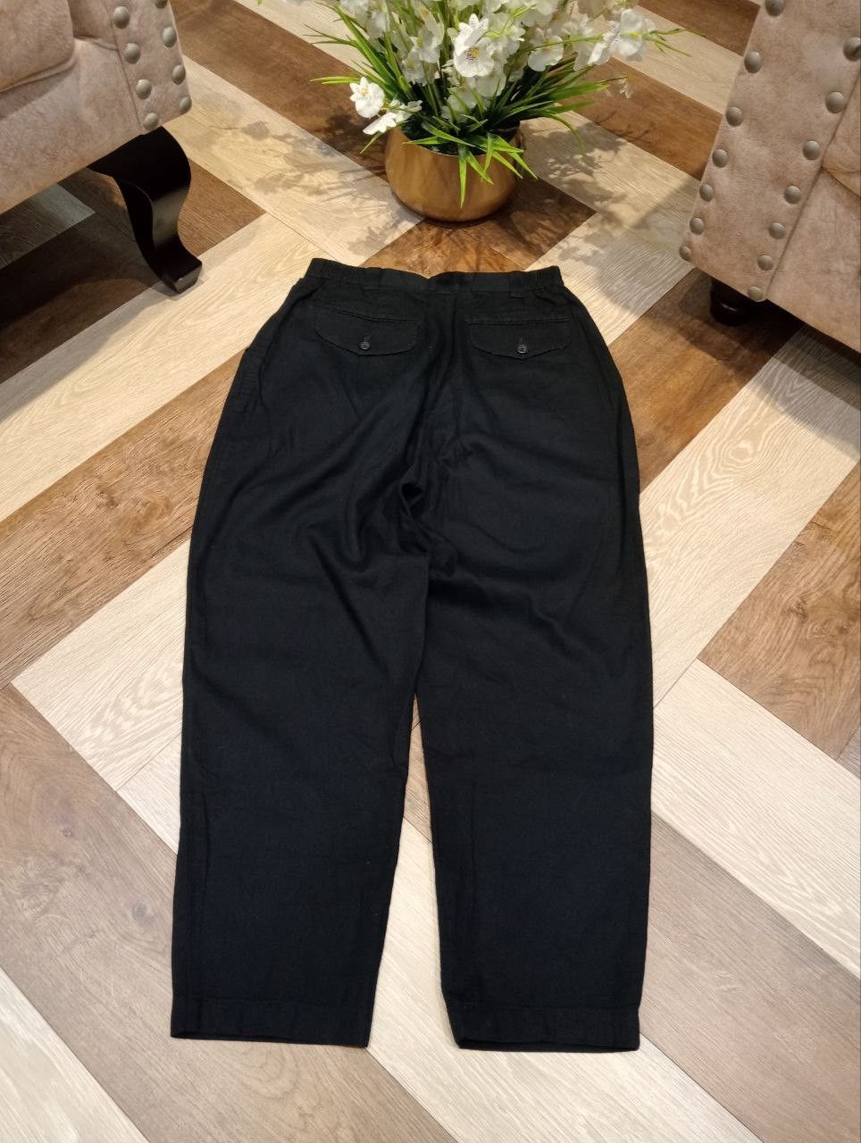 Christian Dior Monsieur VINTAGE CHRISTIAN DIOR SPORTS BLACK PANTS Size 25" / US 0 / IT 36 - 8 Thumbnail