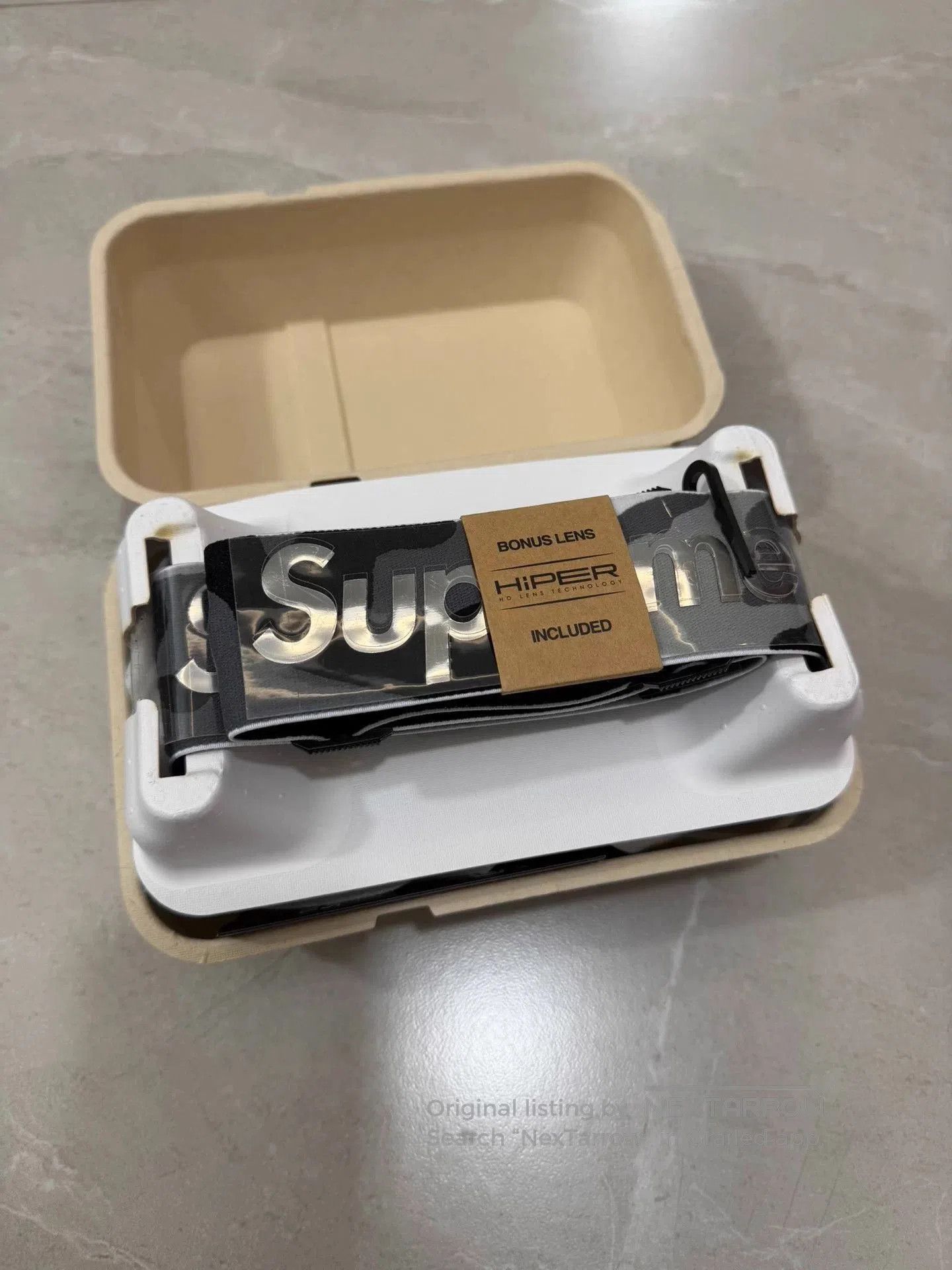 Supreme Black Sports Goggles with Magnetic Frame. Size ONE SIZE - 3 Thumbnail