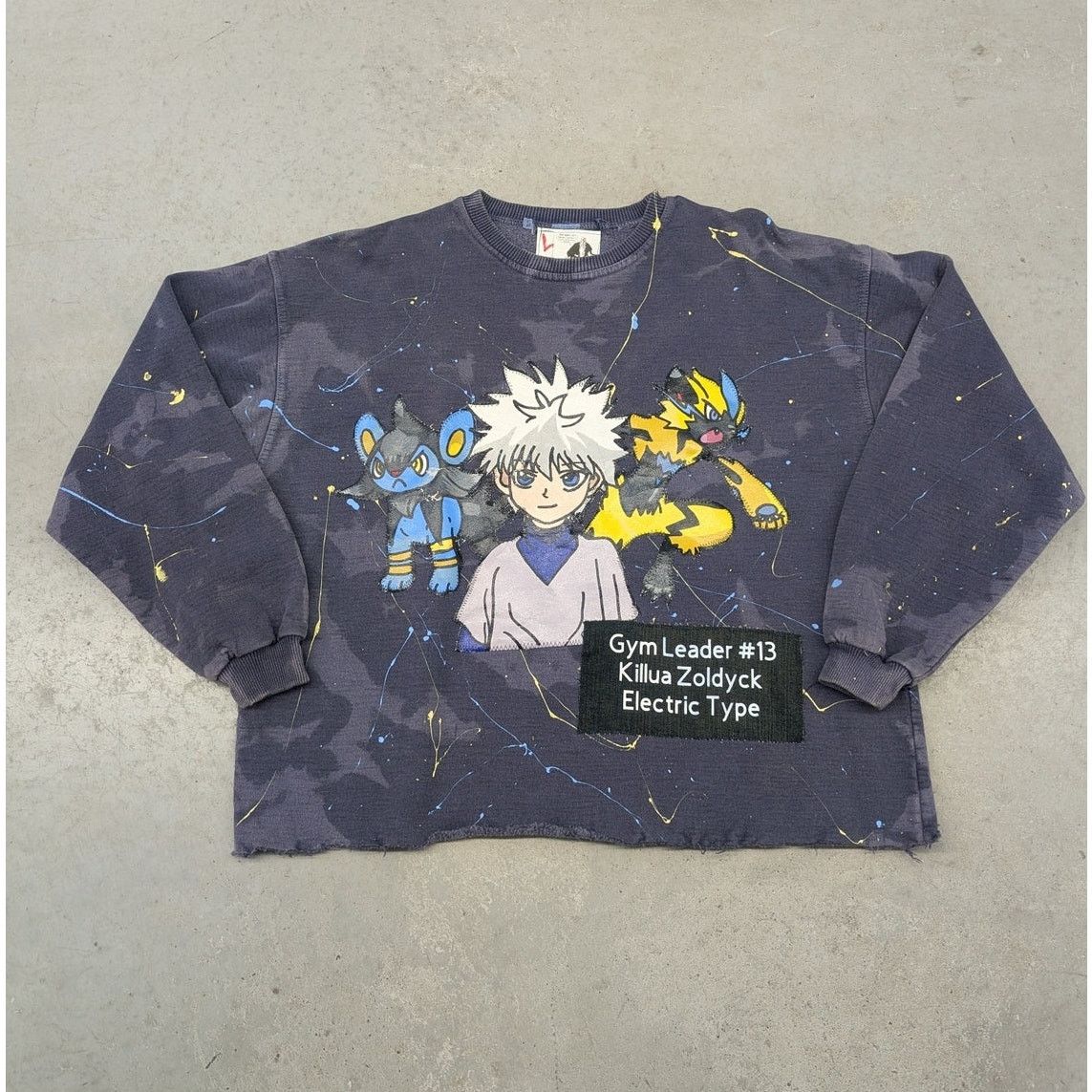 Supreme Custom 1 of 1 Bad Apple Killua Gym Leader Cropped sweater Size US L / EU 52-54 / 3 - 1 Thumbnail