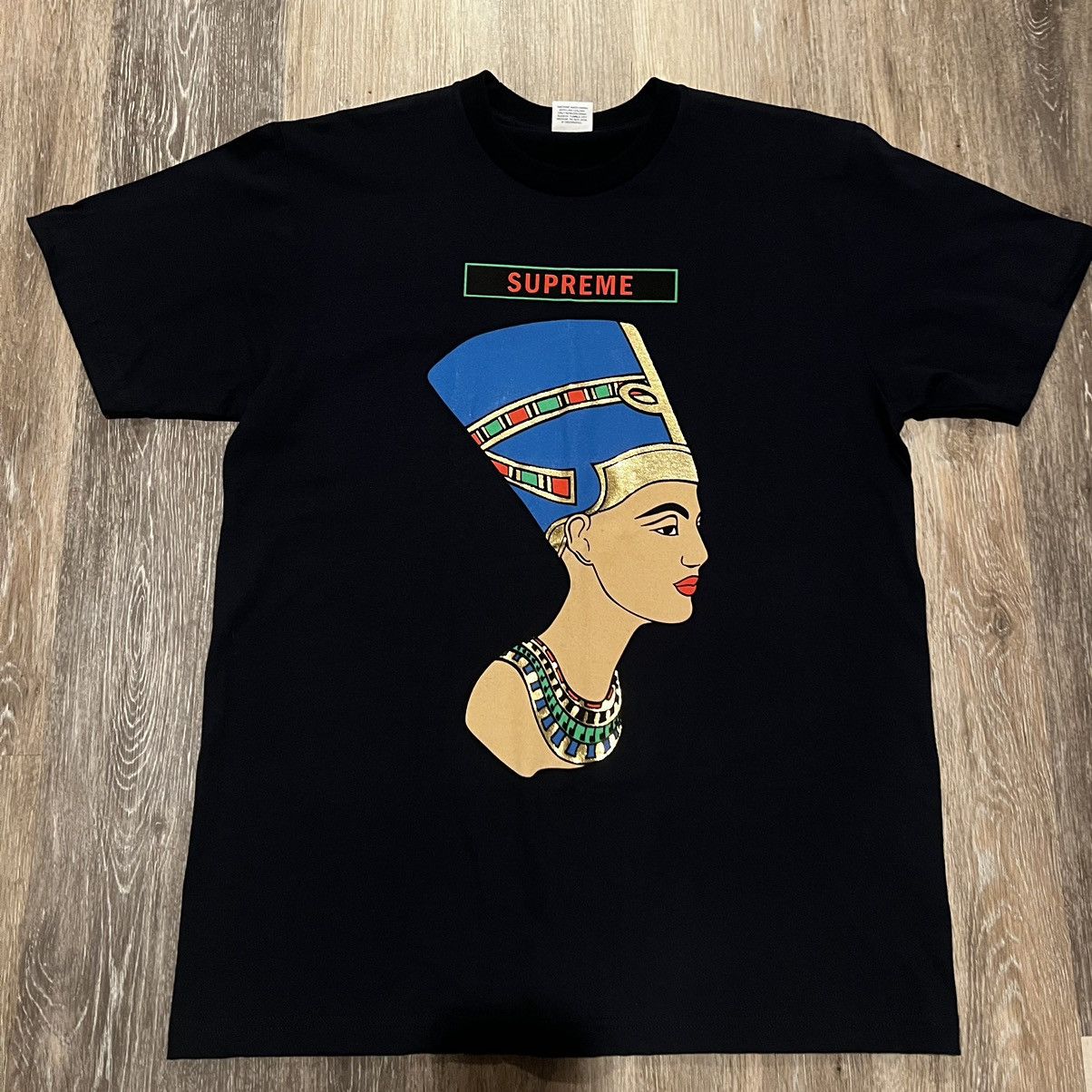 Supreme Supreme Nefertiti Tee Egypt tee Egyptian t shirt supreme Size US L / EU 52-54 / 3 - 2 Thumbnail