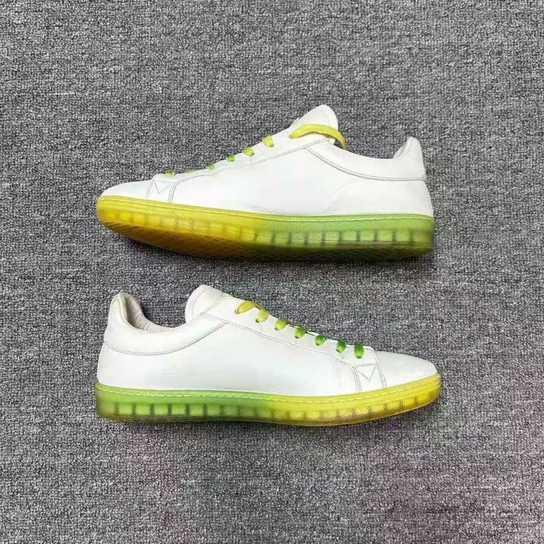 Louis Vuitton Louis Vuitton Louis Vuitton Gradient White Green Sneakers- Size US 7 / EU 40 - 3 Thumbnail