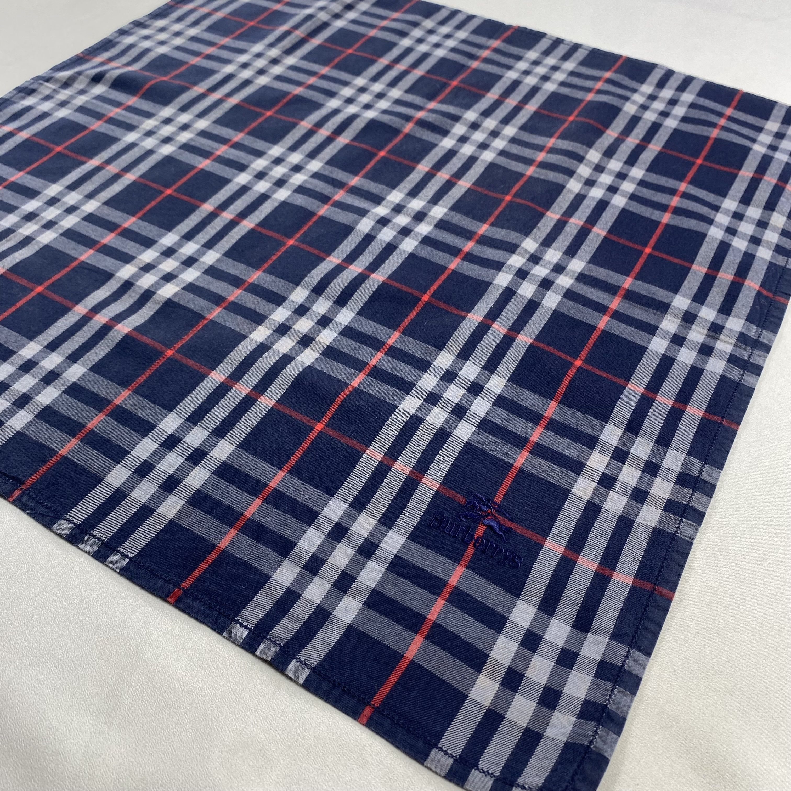 Burberry × Vintage Burberry Handkerchief / Neckerchief / Bandana-P1232 Size ONE SIZE - 2 Thumbnail