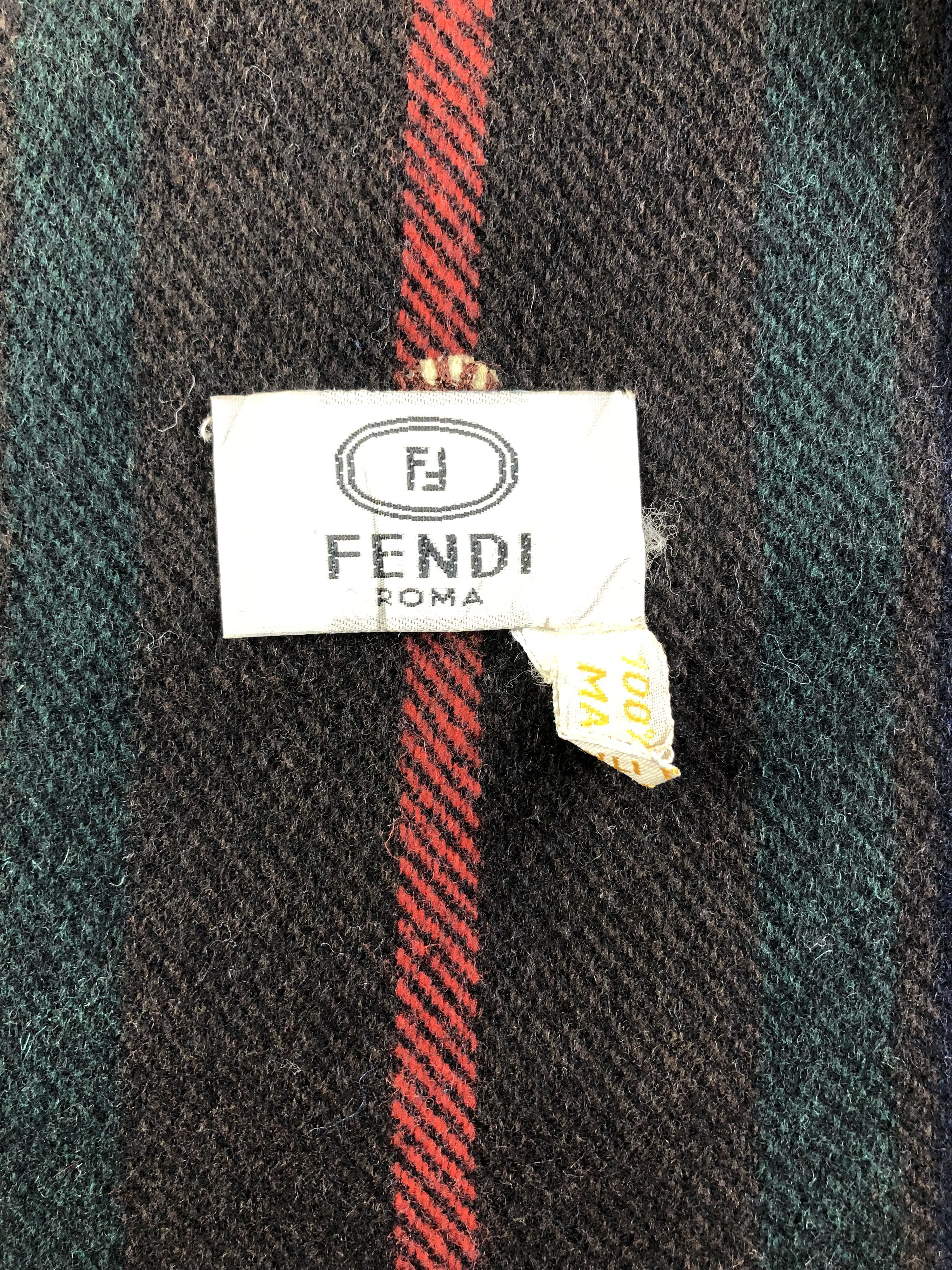 Vintage Vintage Fendi Scarf / Muffler / Neckwear SS1332 Size ONE SIZE - 5 Thumbnail